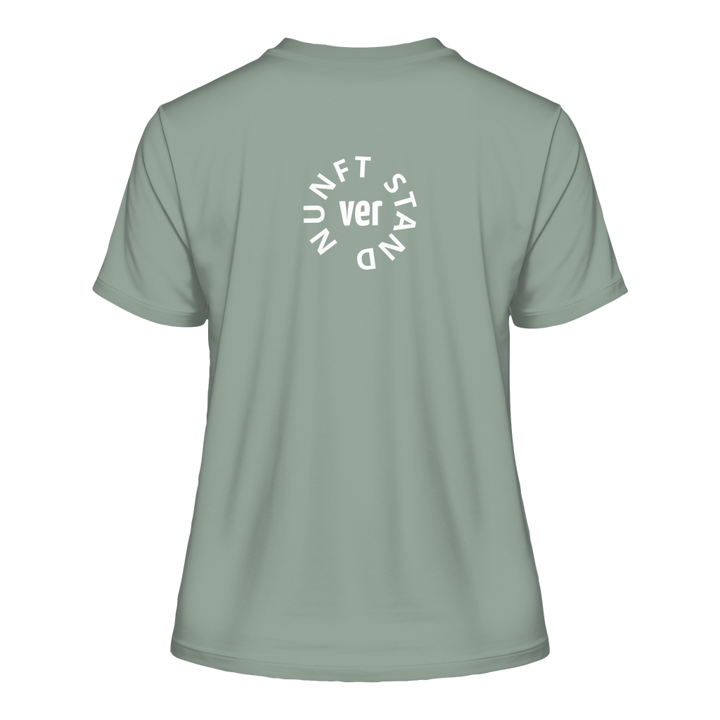 WHITE BACK (K4) - Fitted Ladies Organic Shirt