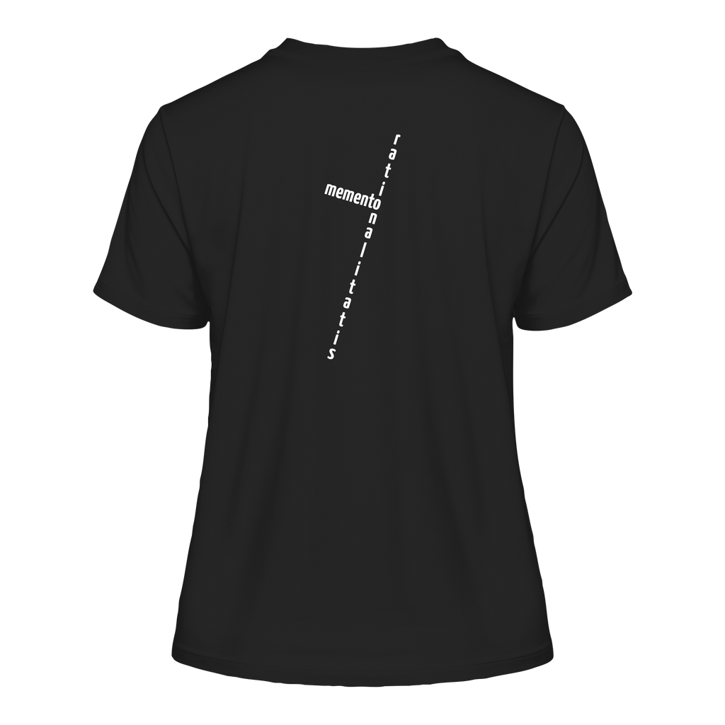 WHITE BACK (K2) - Fitted Ladies Organic Shirt