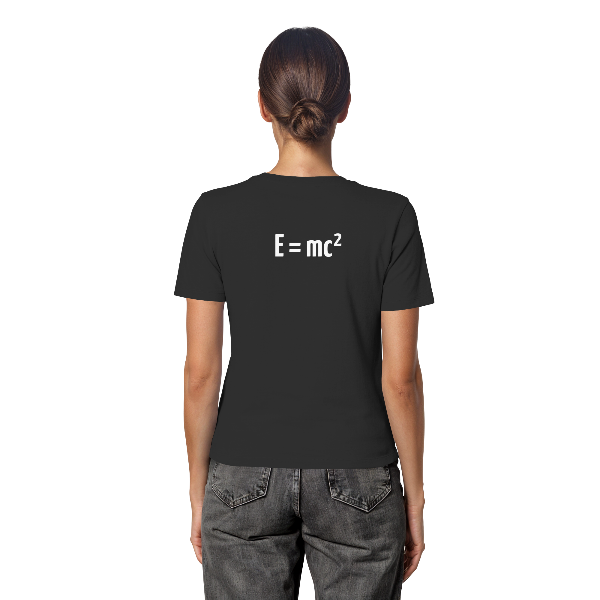 WHITE BACK (K3) - Fitted Ladies Organic Shirt