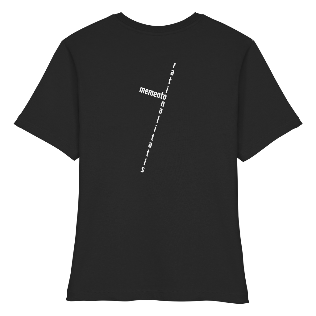 WHITE BACK (K2) - Fitted Ladies Organic Shirt