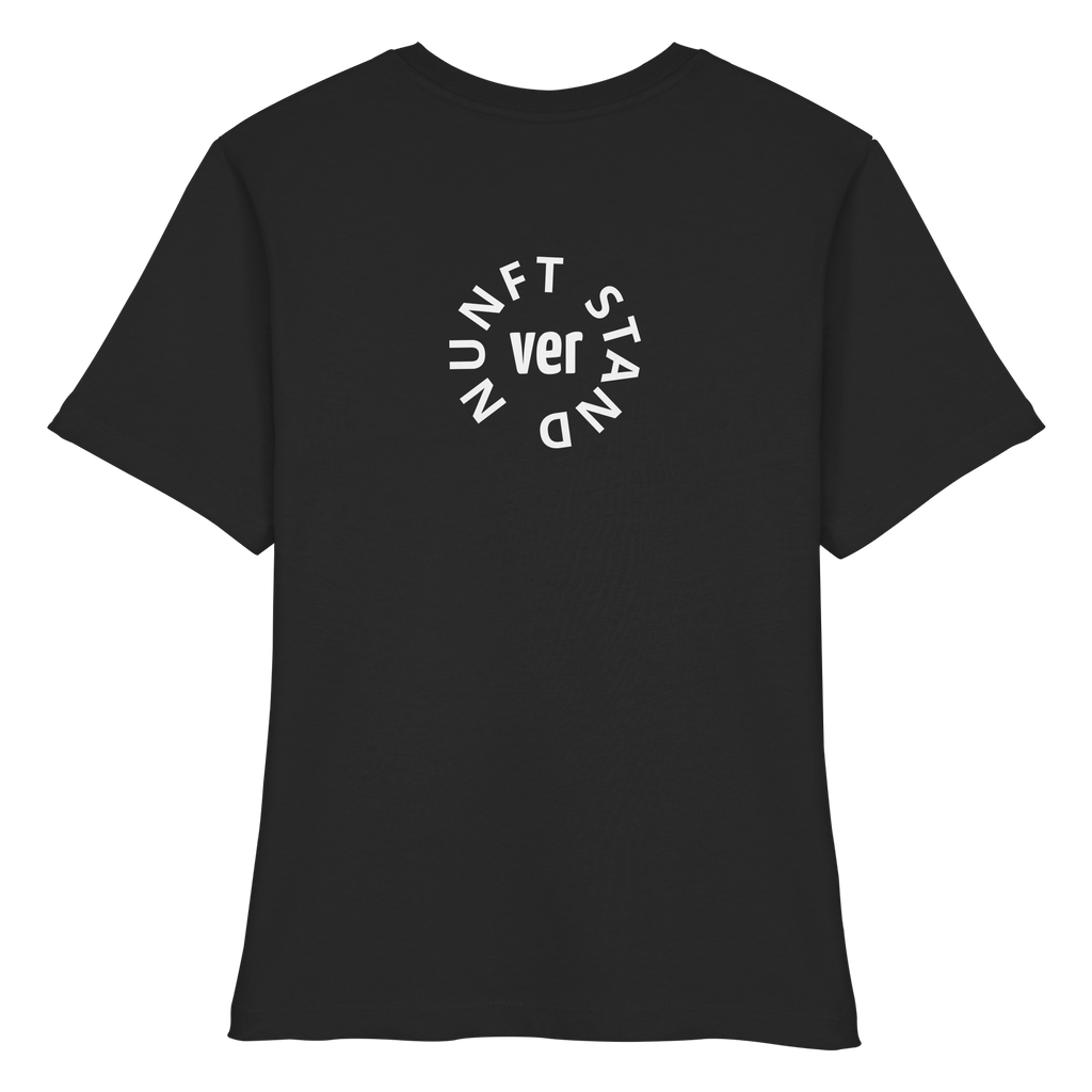 WHITE BACK (K4) - Fitted Ladies Organic Shirt