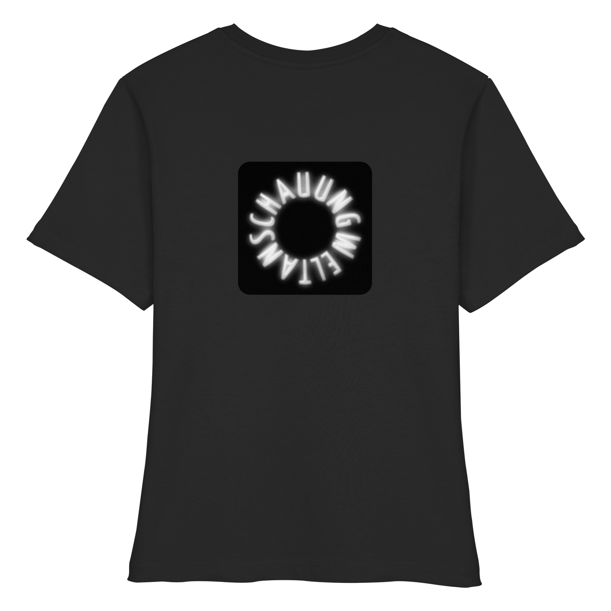 WHITE BACK (K5) - Fitted Ladies Organic Shirt