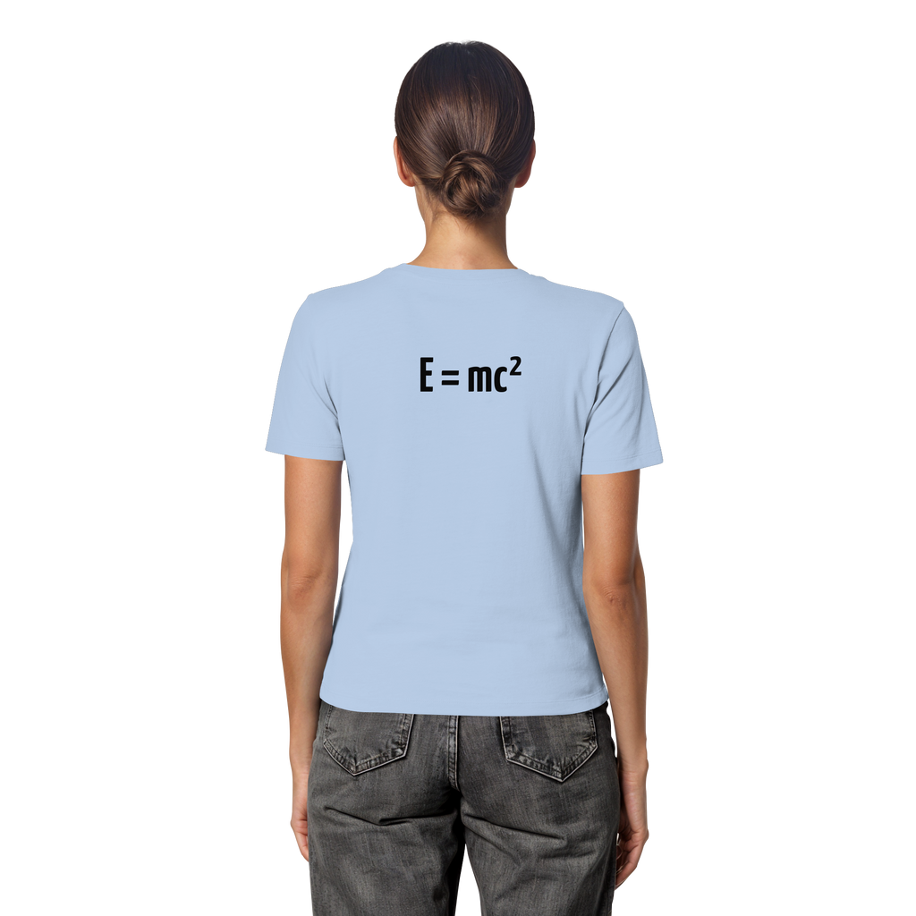 BLACK BACK (K3) - Fitted Ladies Organic Shirt