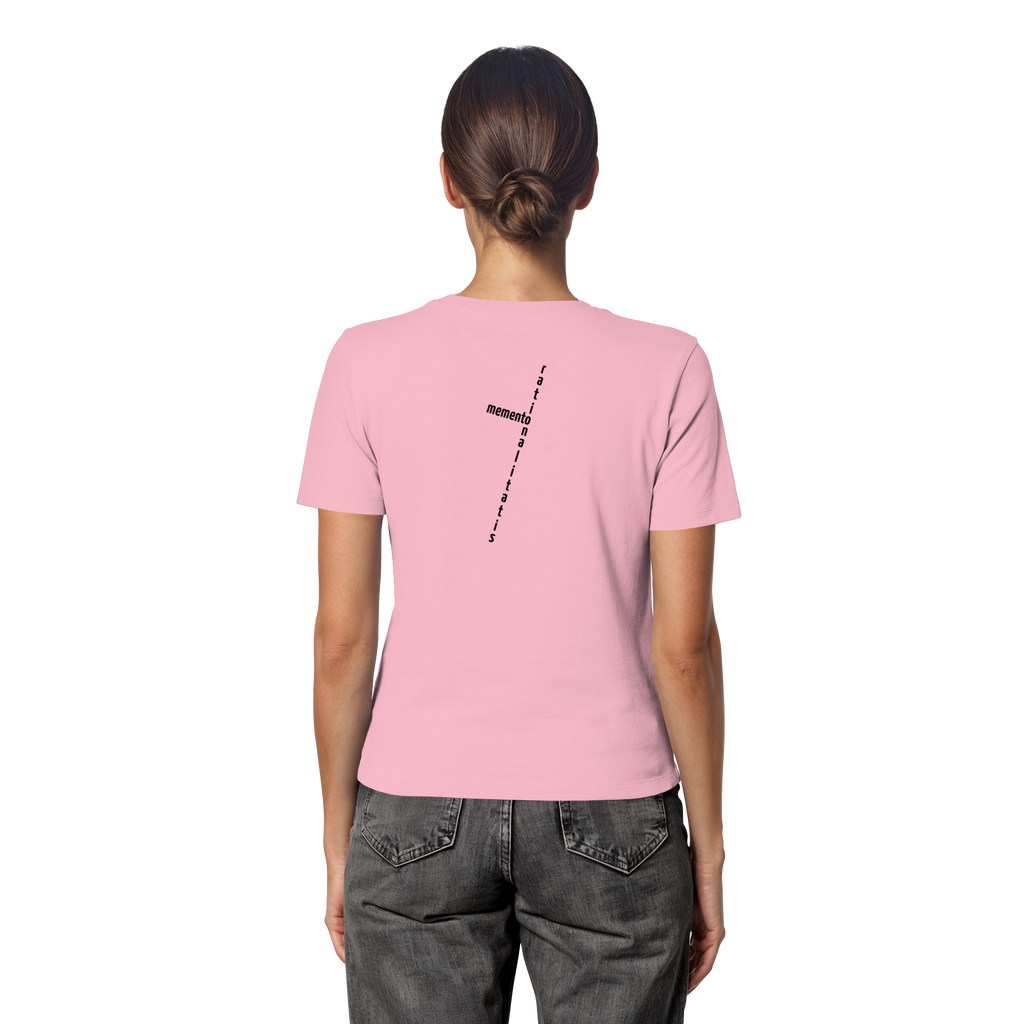 BLACK BACK (K2) - Fitted Ladies Organic Shirt