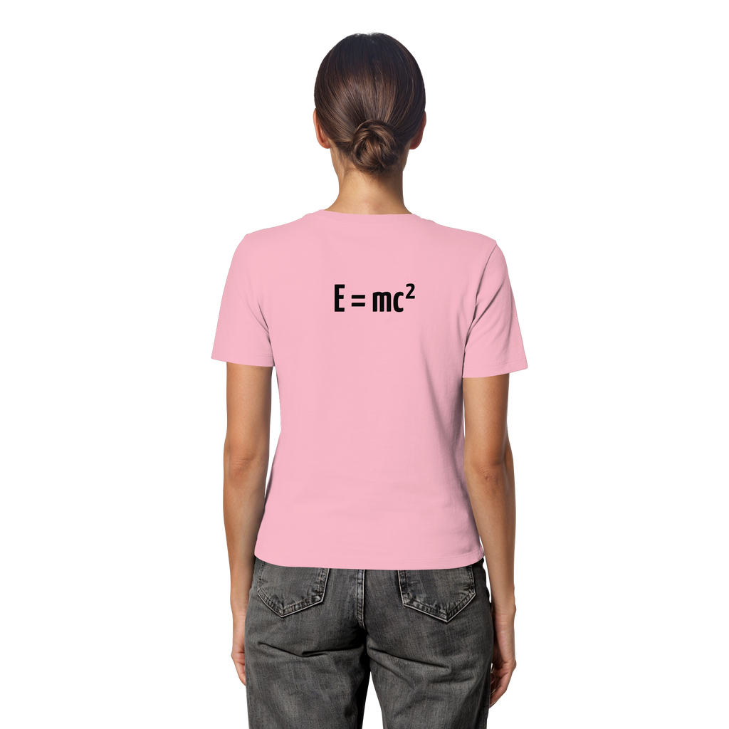 BLACK BACK (K3) - Fitted Ladies Organic Shirt