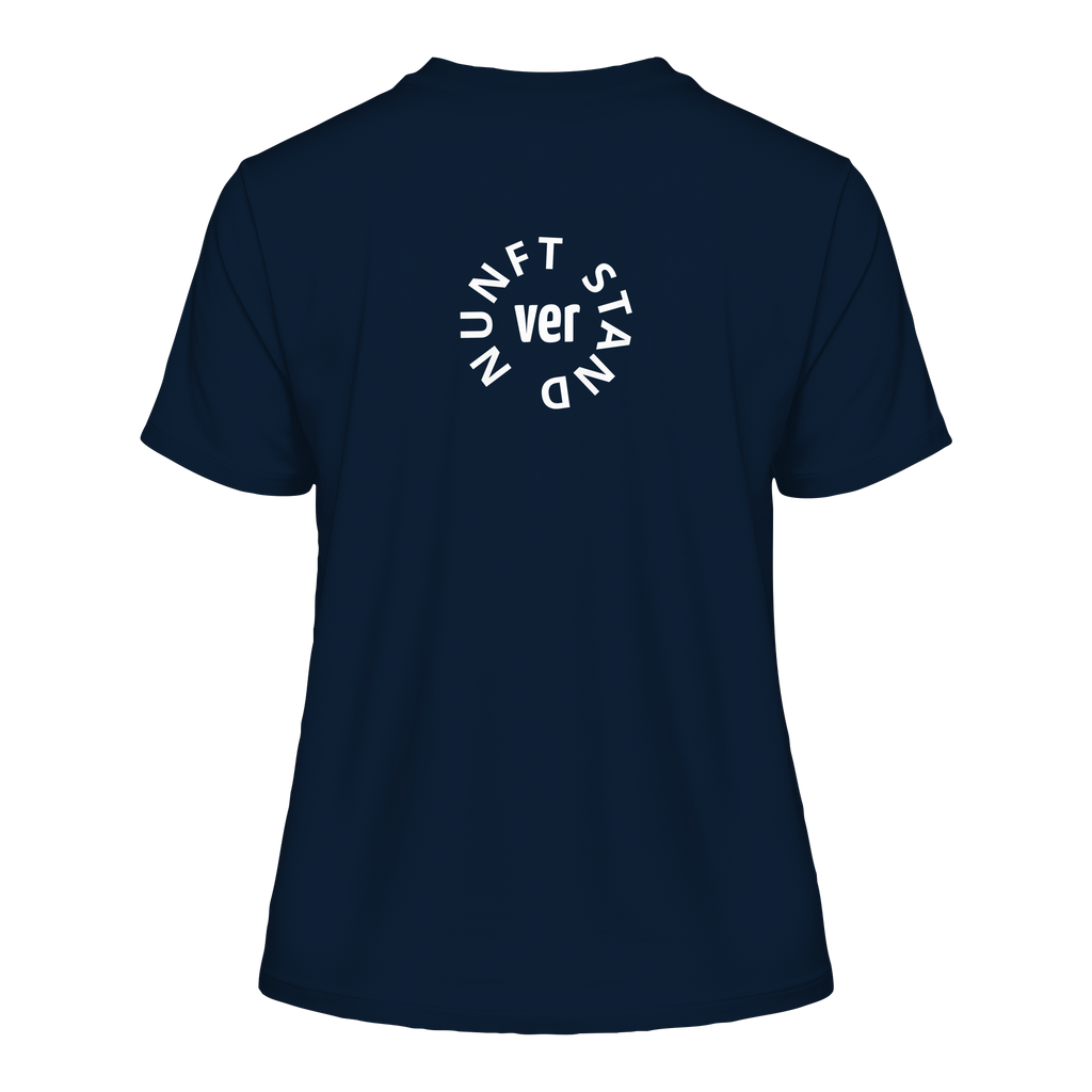 WHITE BACK (K4) - Fitted Ladies Organic Shirt