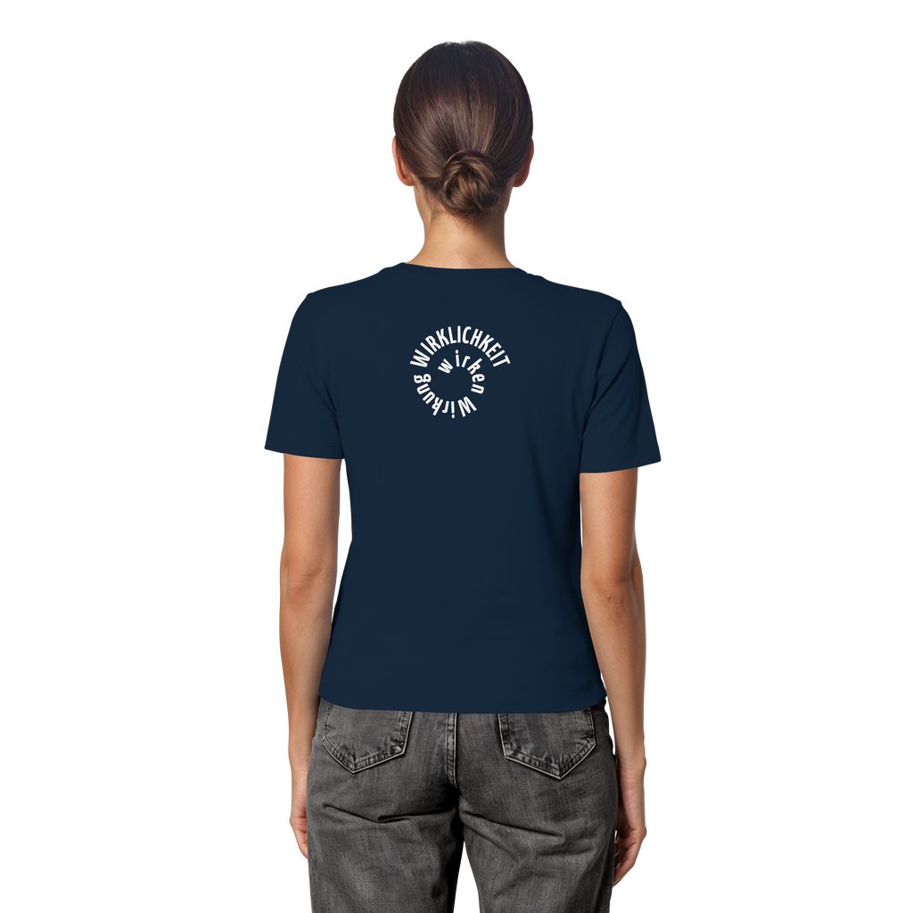 WHITE BACK - Fitted Ladies Shirt