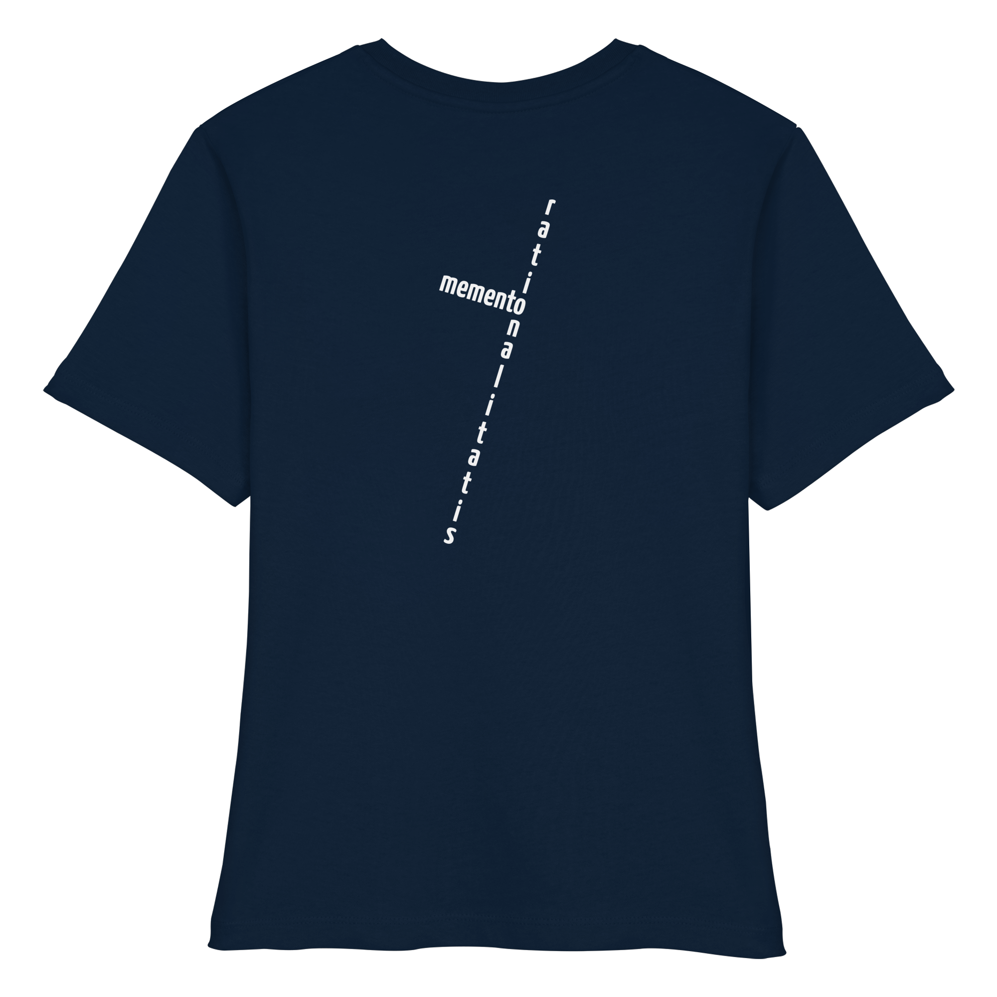 WHITE BACK (K2) - Fitted Ladies Organic Shirt