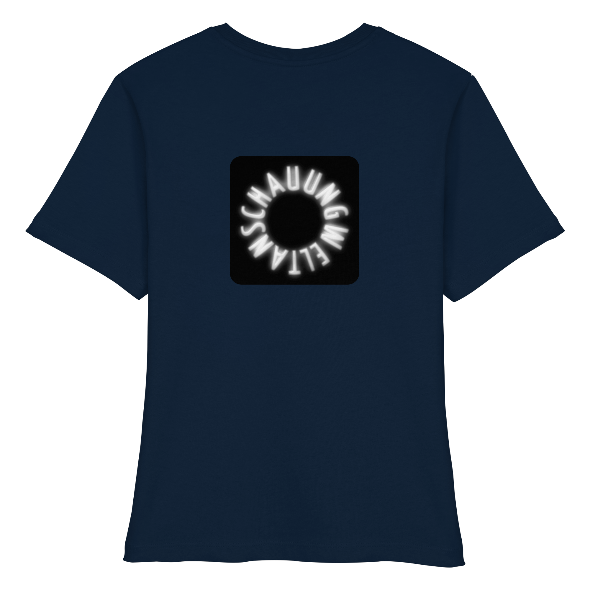 WHITE BACK (K5) - Fitted Ladies Organic Shirt