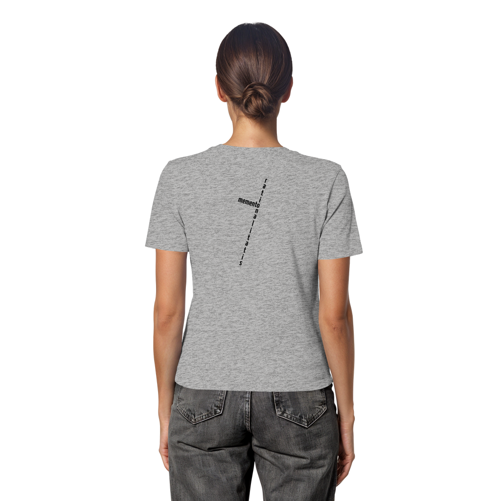 BLACK BACK (K2) - Fitted Ladies Organic Shirt