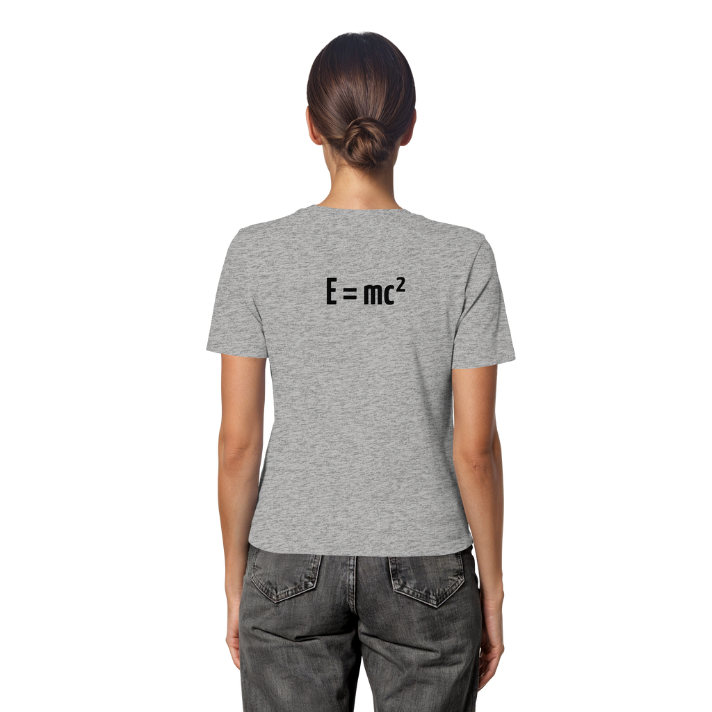 BLACK BACK (K3) - Fitted Ladies Organic Shirt