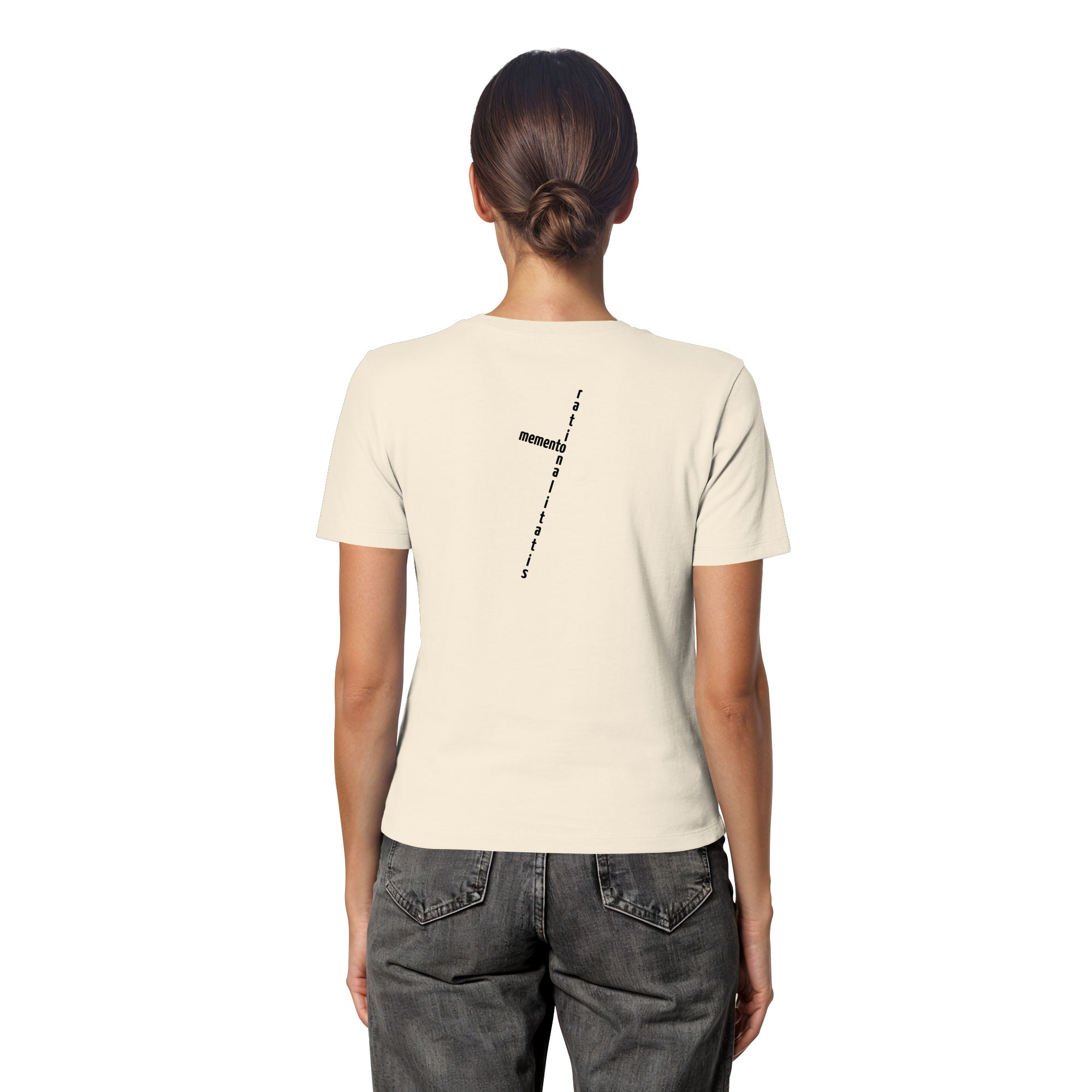 BLACK BACK (K2) - Fitted Ladies Organic Shirt