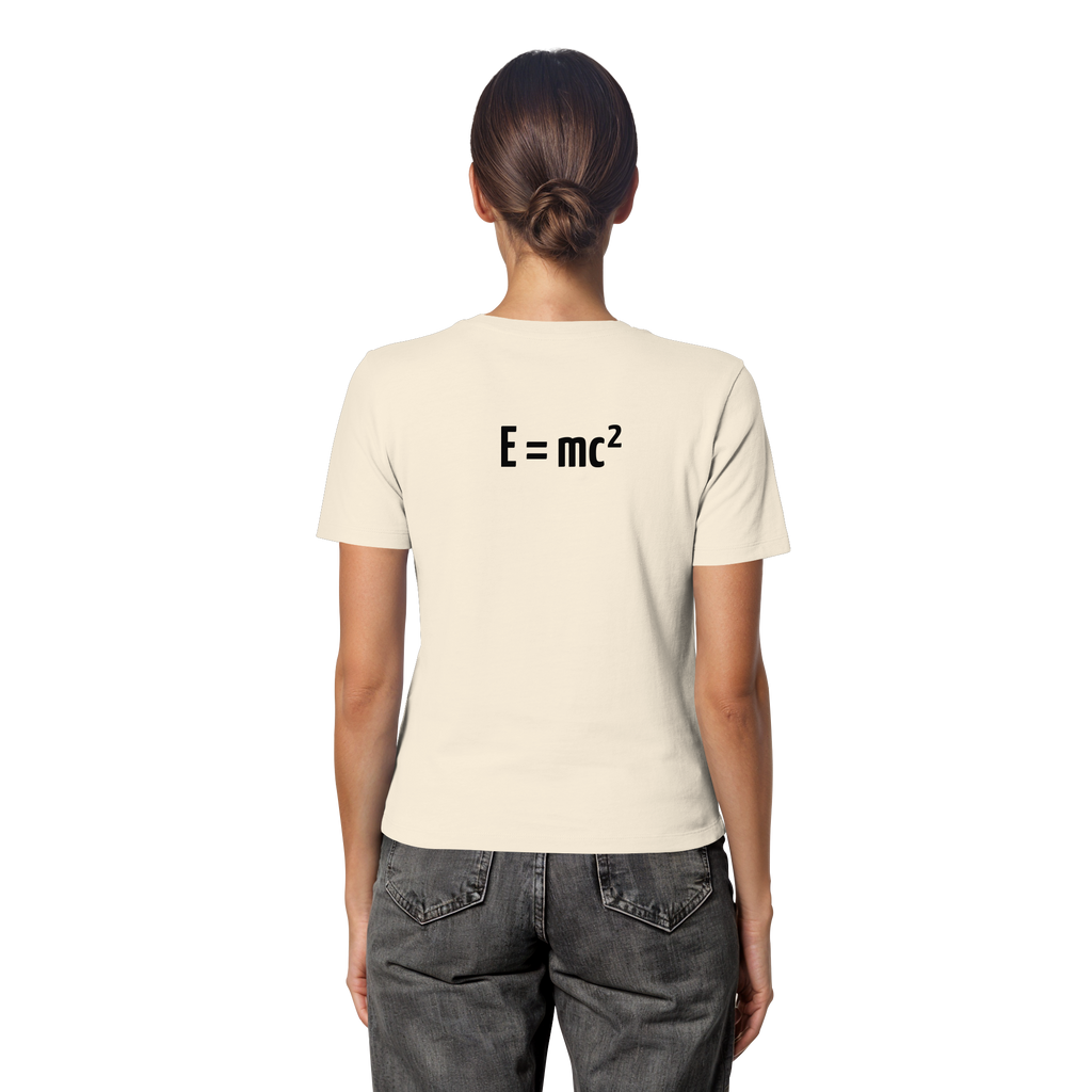 BLACK BACK (K3) - Fitted Ladies Organic Shirt