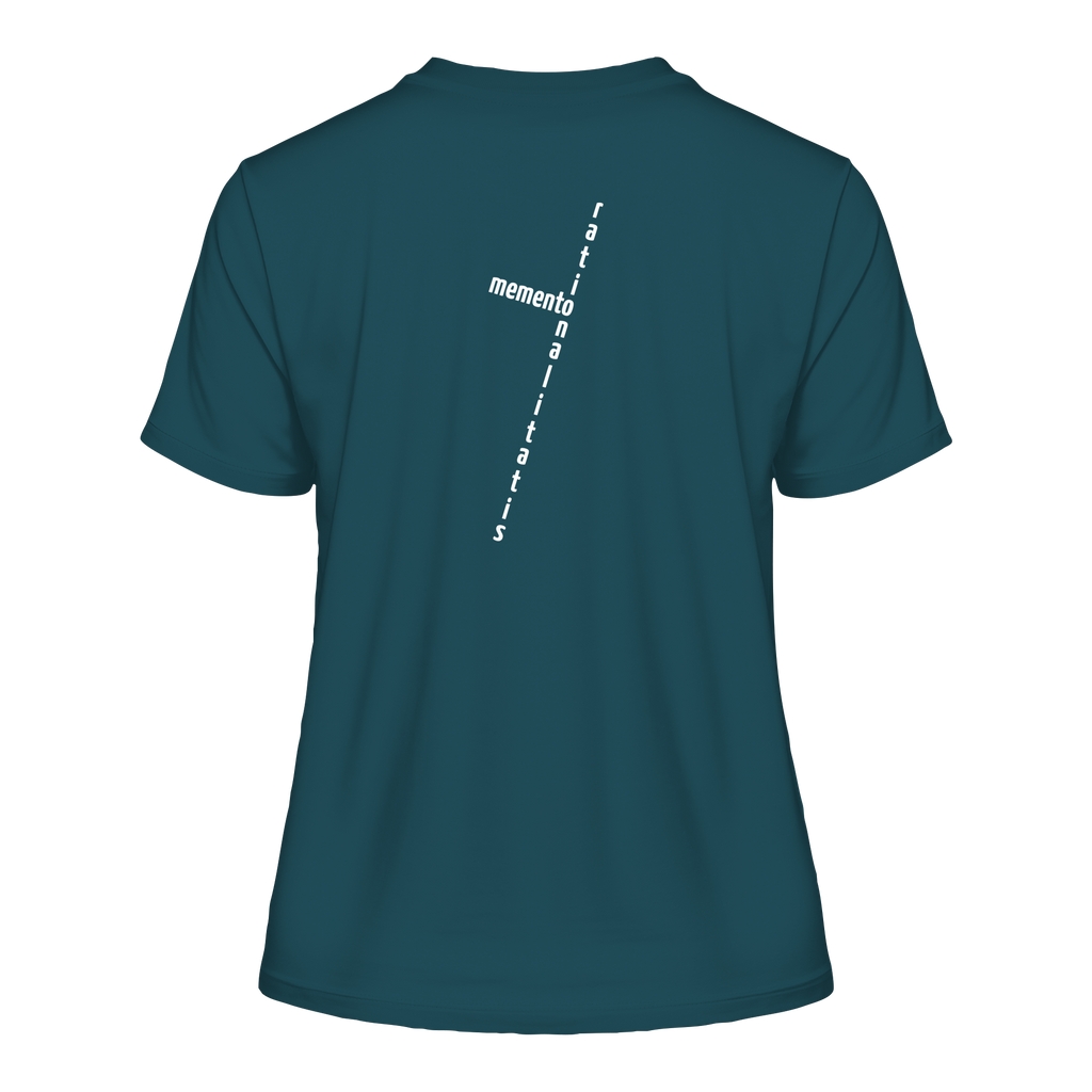 WHITE BACK (K2) - Fitted Ladies Organic Shirt