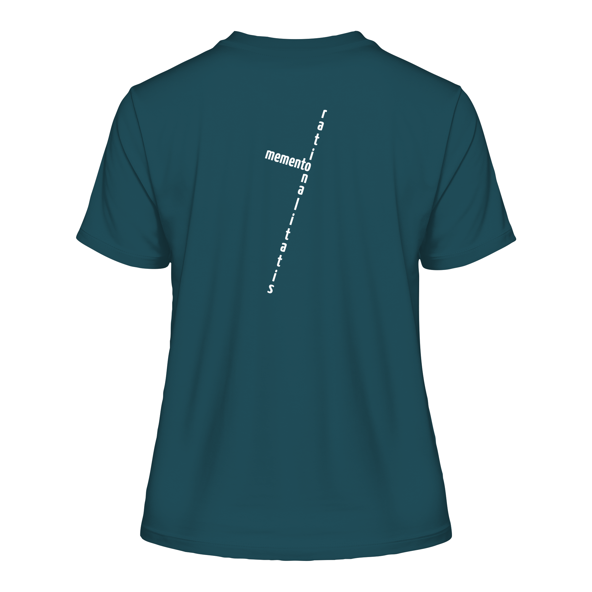 WHITE BACK (K2) - Fitted Ladies Organic Shirt