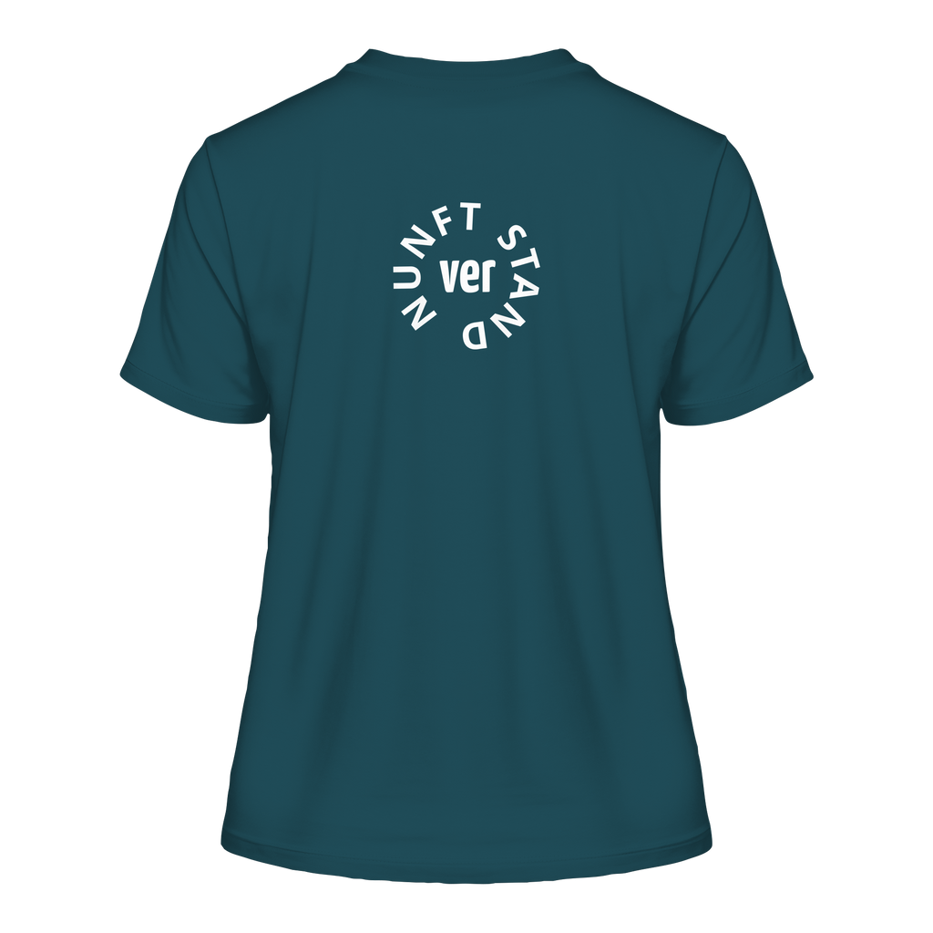 WHITE BACK (K4) - Fitted Ladies Organic Shirt