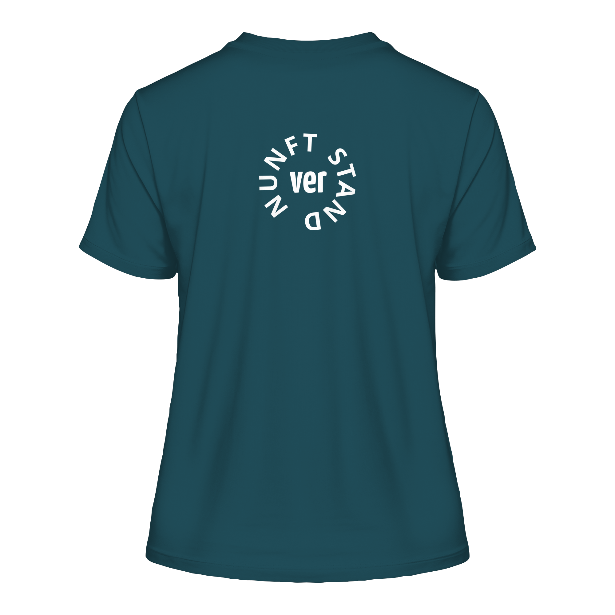 WHITE BACK (K4) - Fitted Ladies Organic Shirt