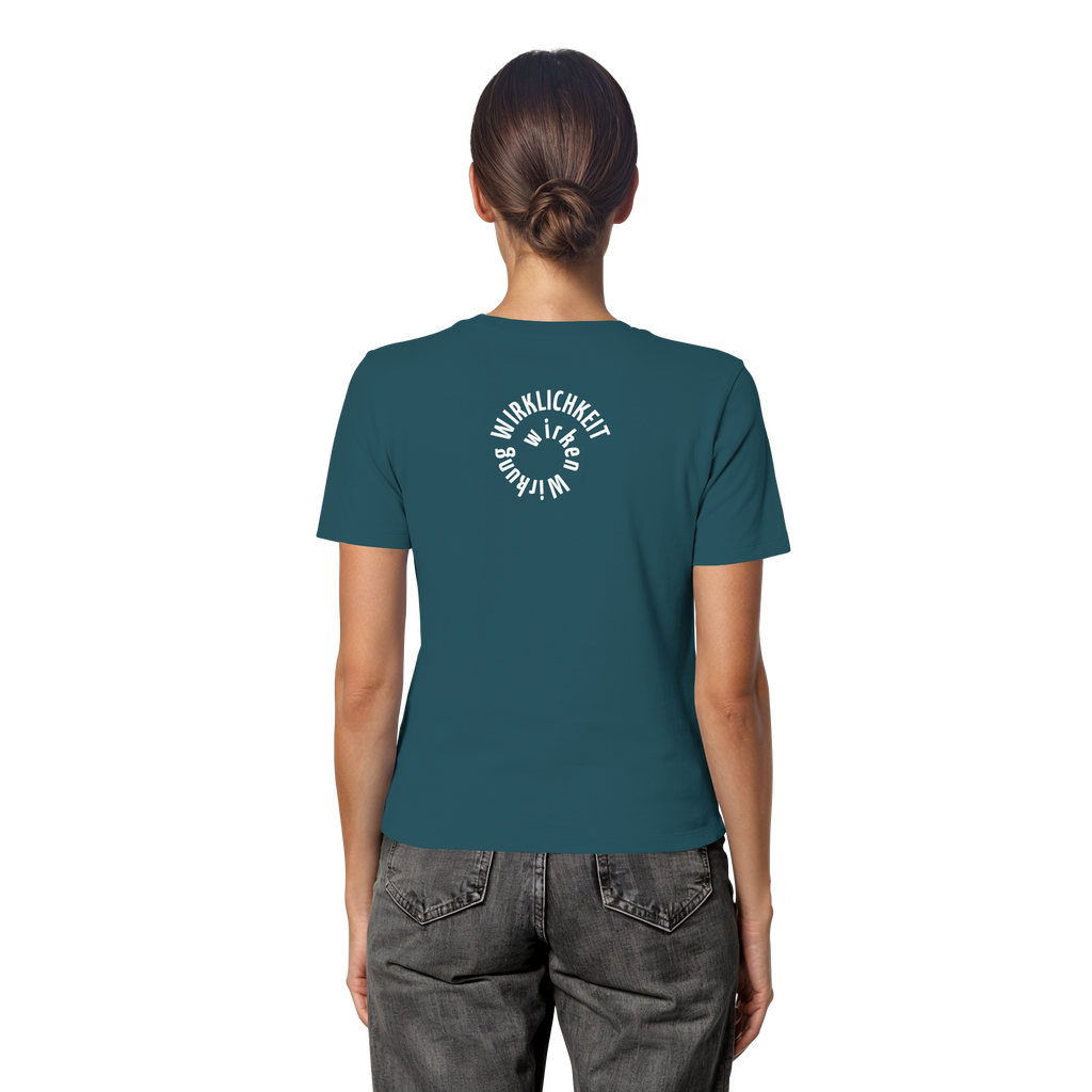 WHITE BACK - Fitted Ladies Shirt