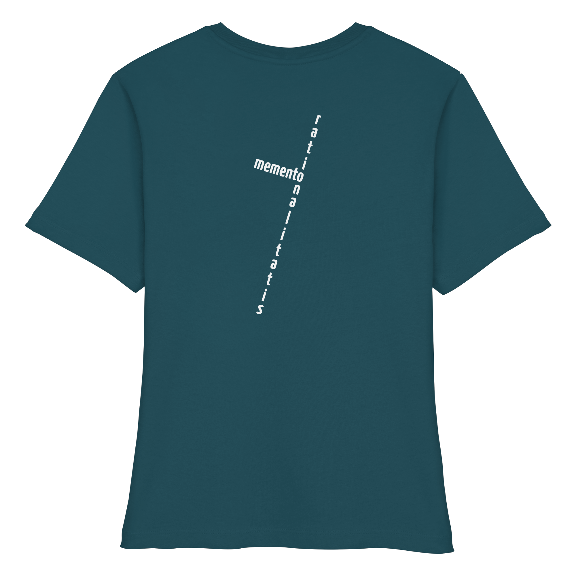 WHITE BACK (K2) - Fitted Ladies Organic Shirt