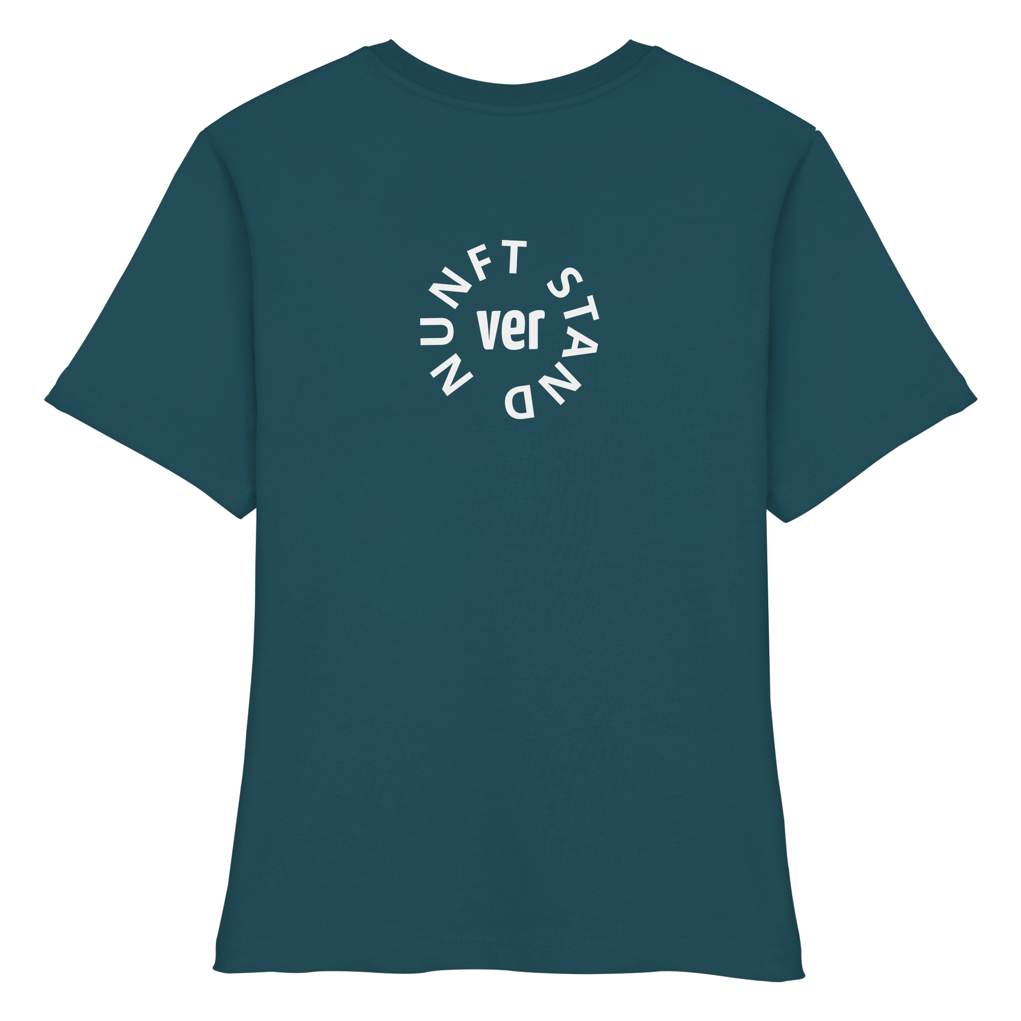 WHITE BACK (K4) - Fitted Ladies Organic Shirt