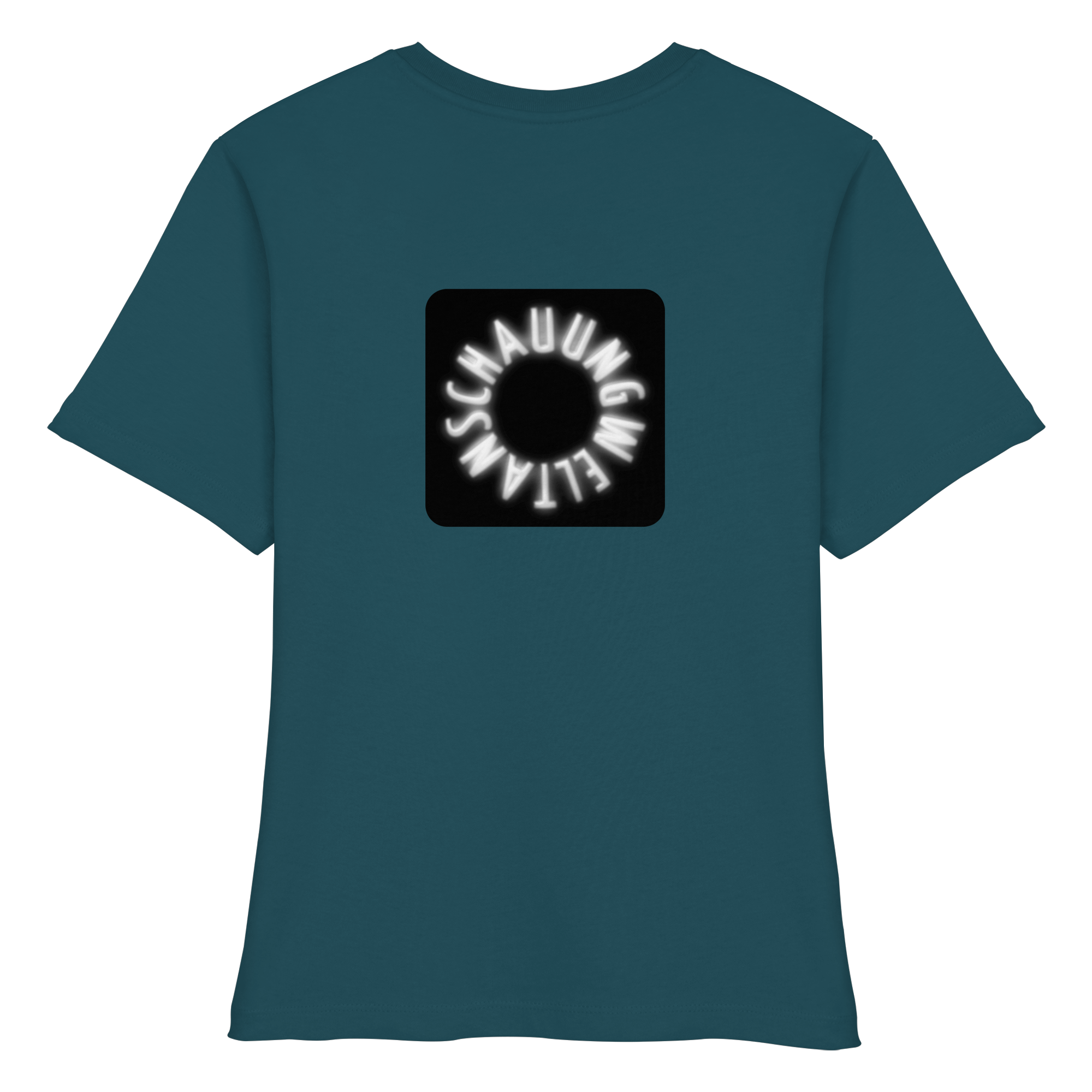WHITE BACK (K5) - Fitted Ladies Organic Shirt
