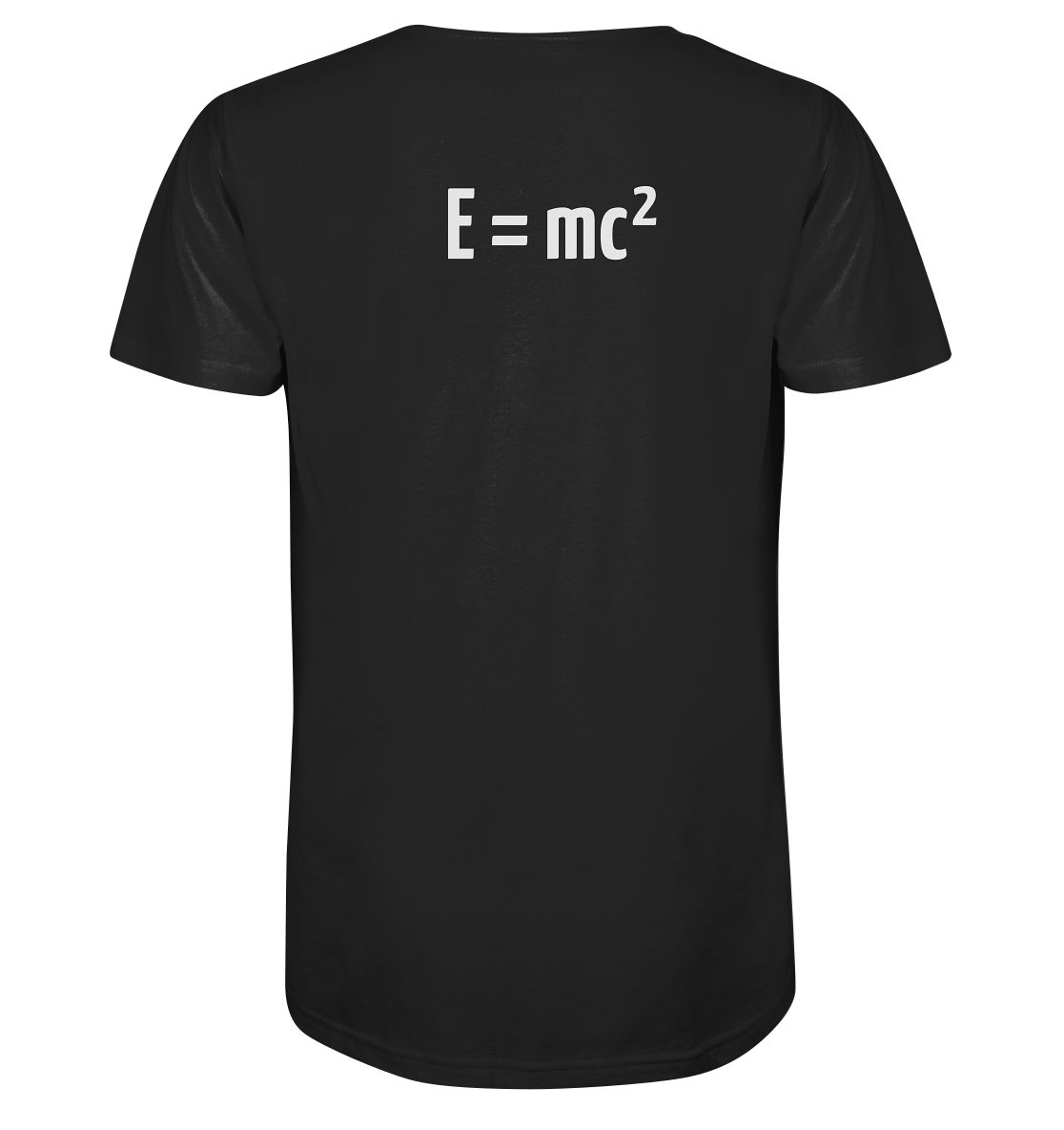 WHITE BACK (K3) - Mens Organic V-Neck Shirt