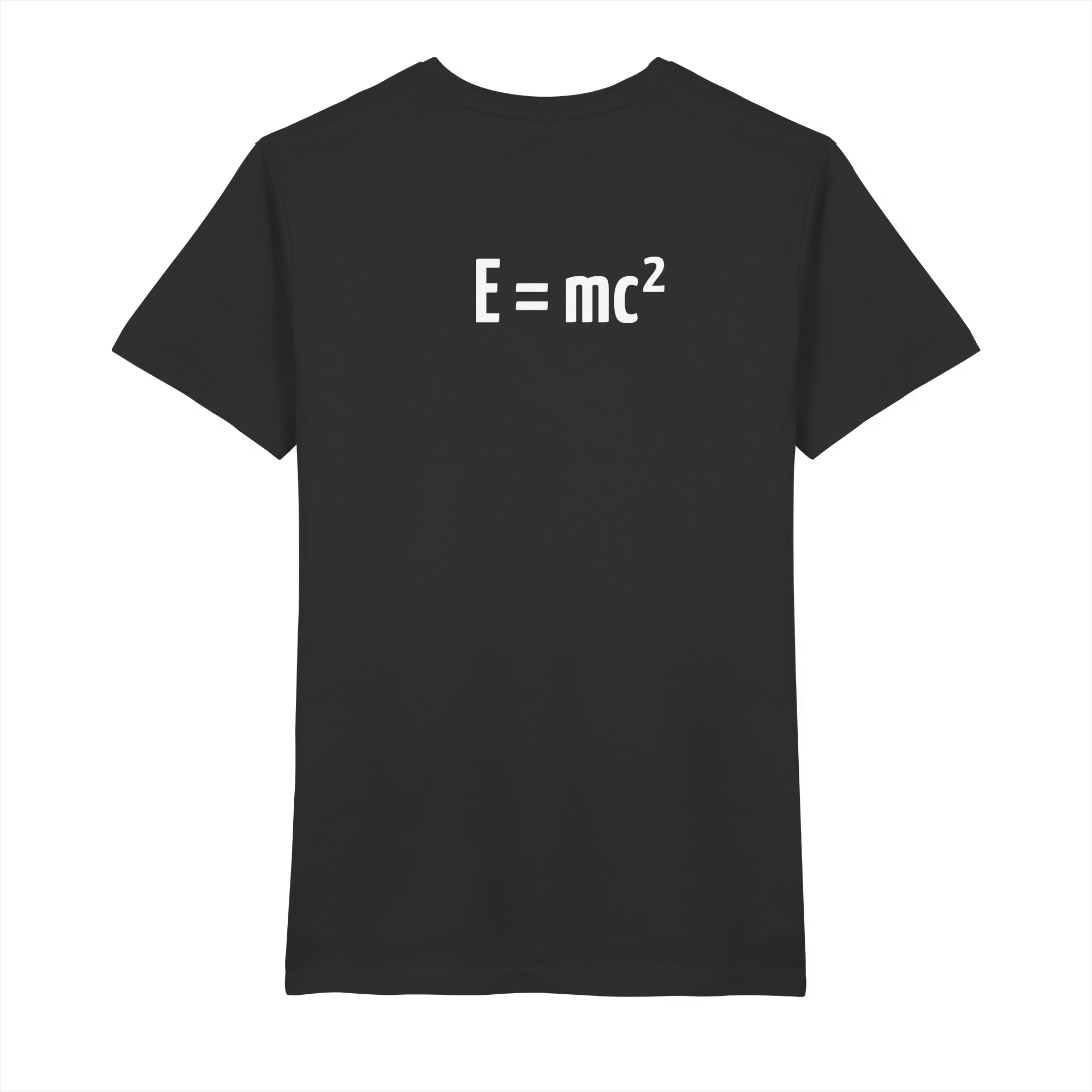 WHITE BACK (K3) - Mens Organic V-Neck Shirt