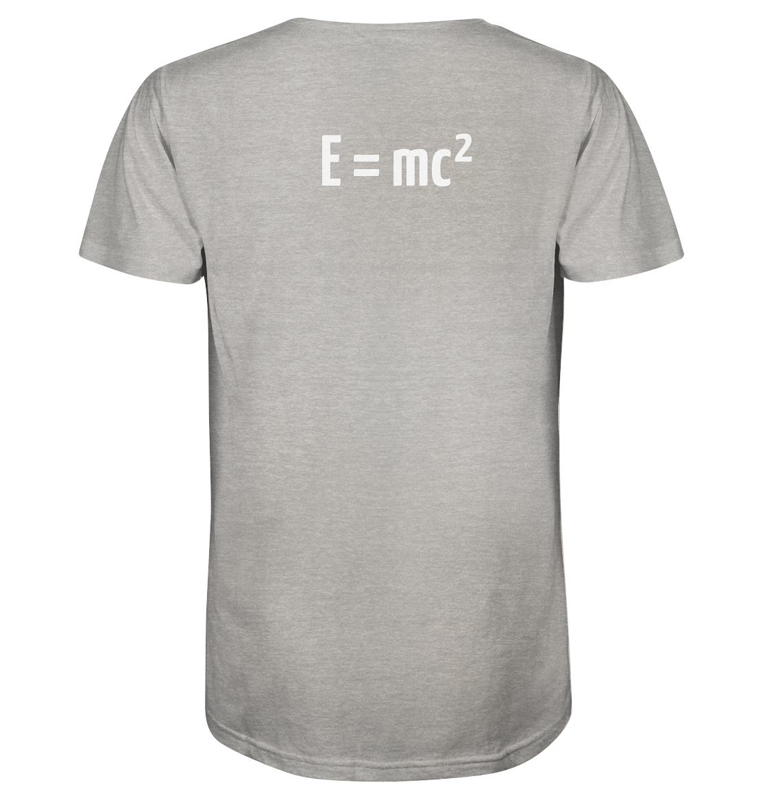 WHITE BACK (K3) - Mens Organic V-Neck Shirt