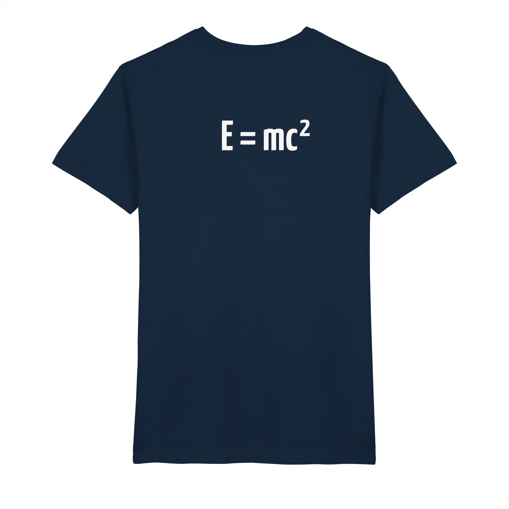 WHITE BACK (K3) - Mens Organic V-Neck Shirt