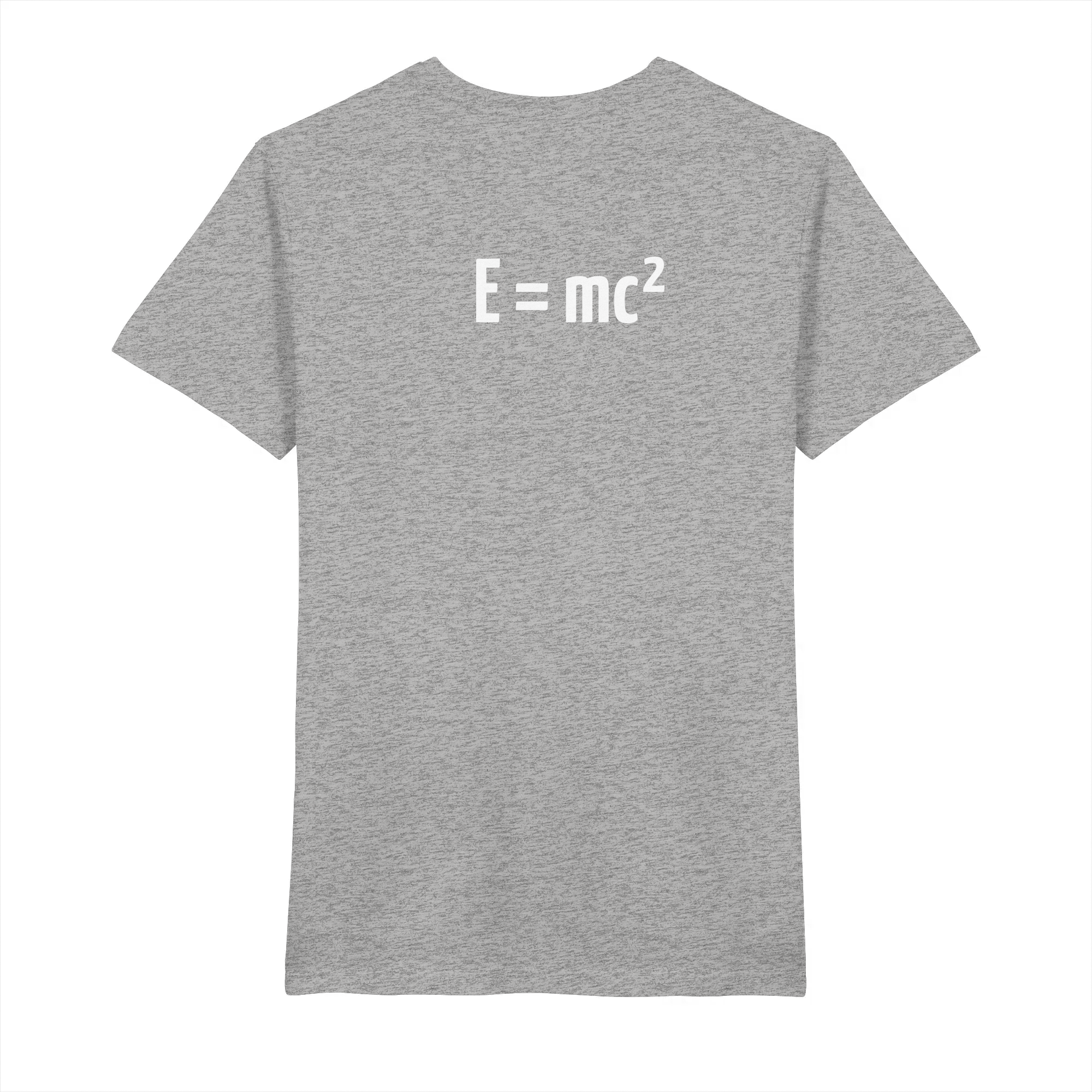 WHITE BACK (K3) - Mens Organic V-Neck Shirt