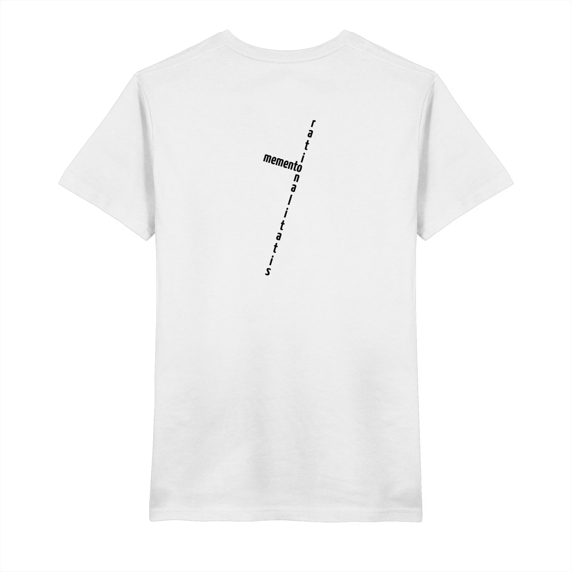 BLACK BACK (K2) - Mens Organic V-Neck Shirt