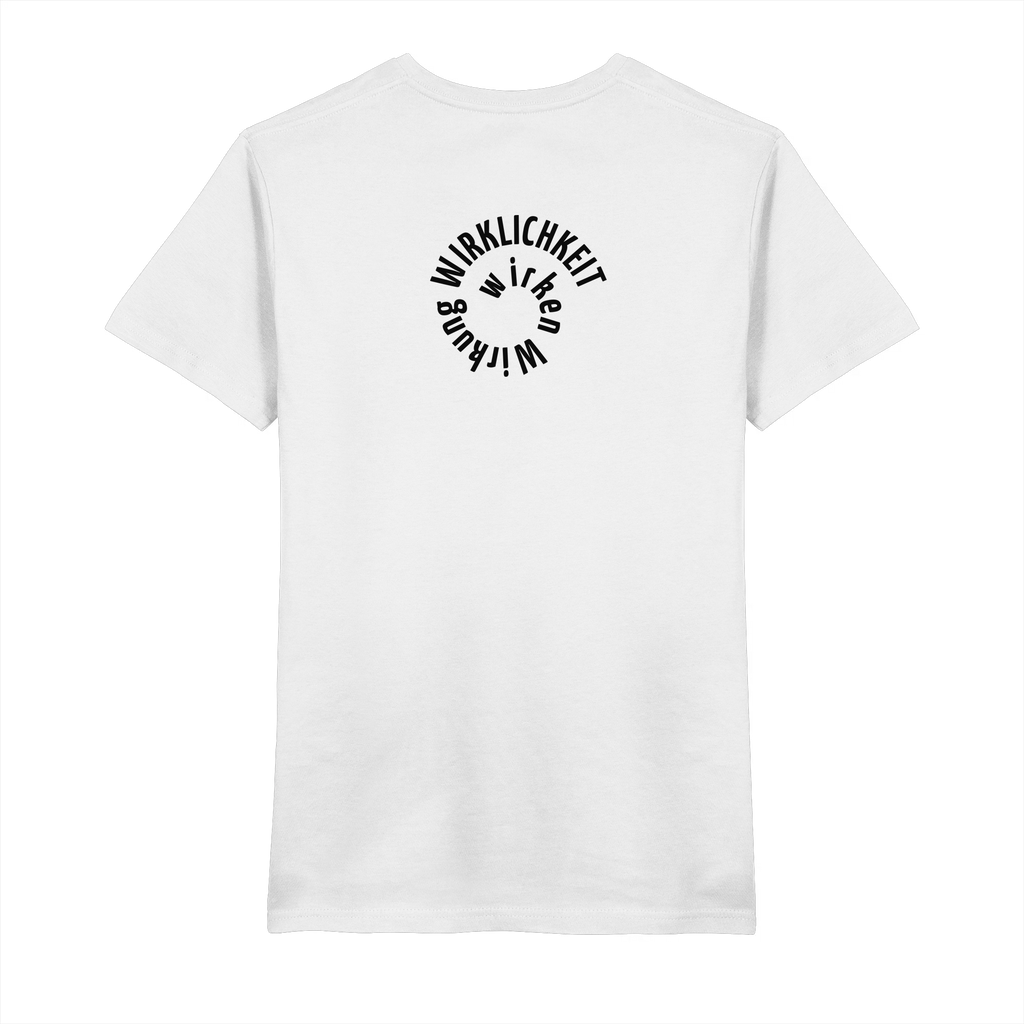 BLACK BACK - Mens V-Neck Shirt