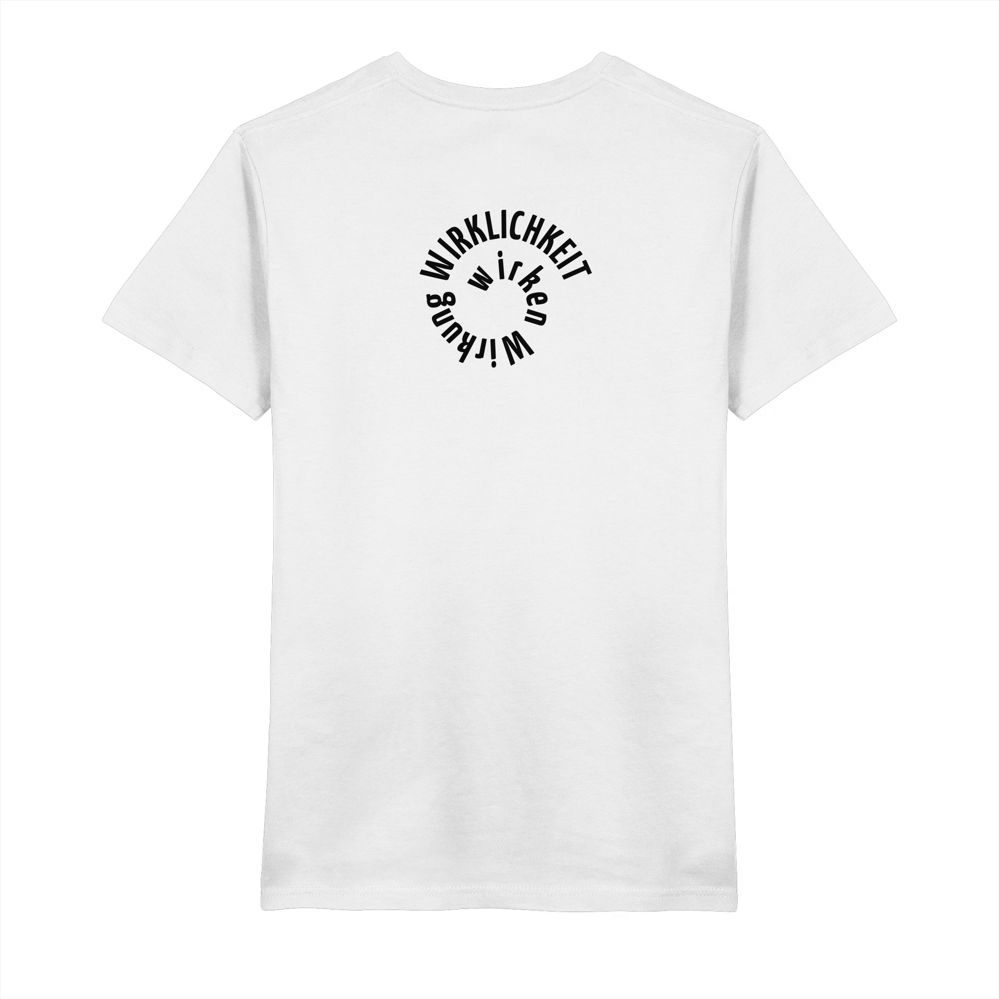 BLACK BACK - Mens V-Neck Shirt