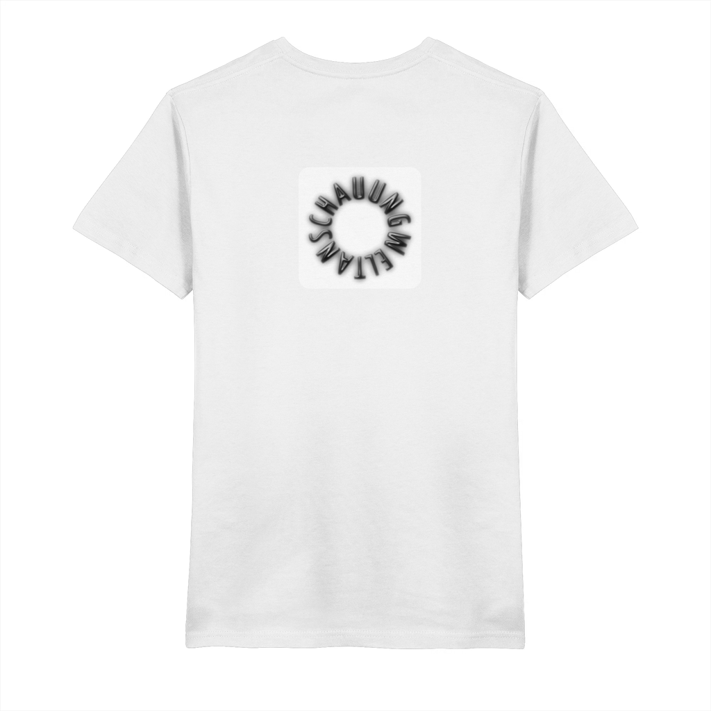 BLACK BACK (K5) - Mens Organic V-Neck Shirt