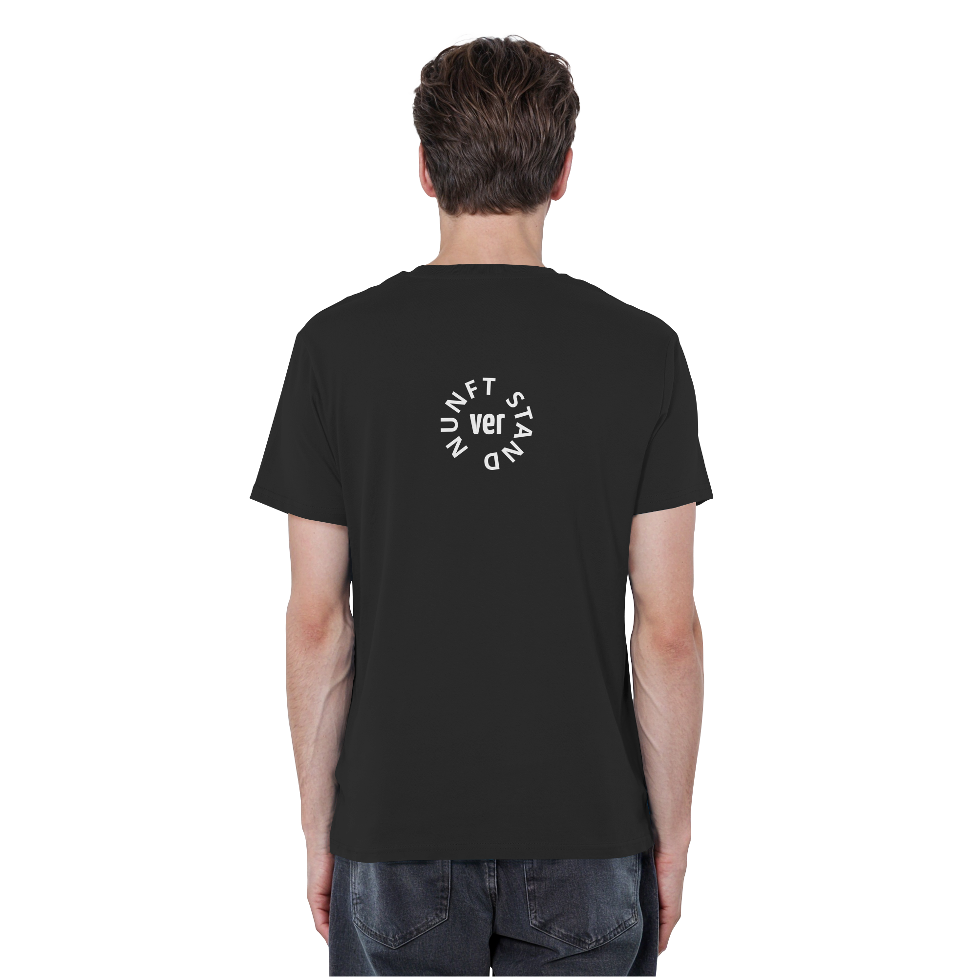 WHITE BACK (K4) - Organic Basic Shirt