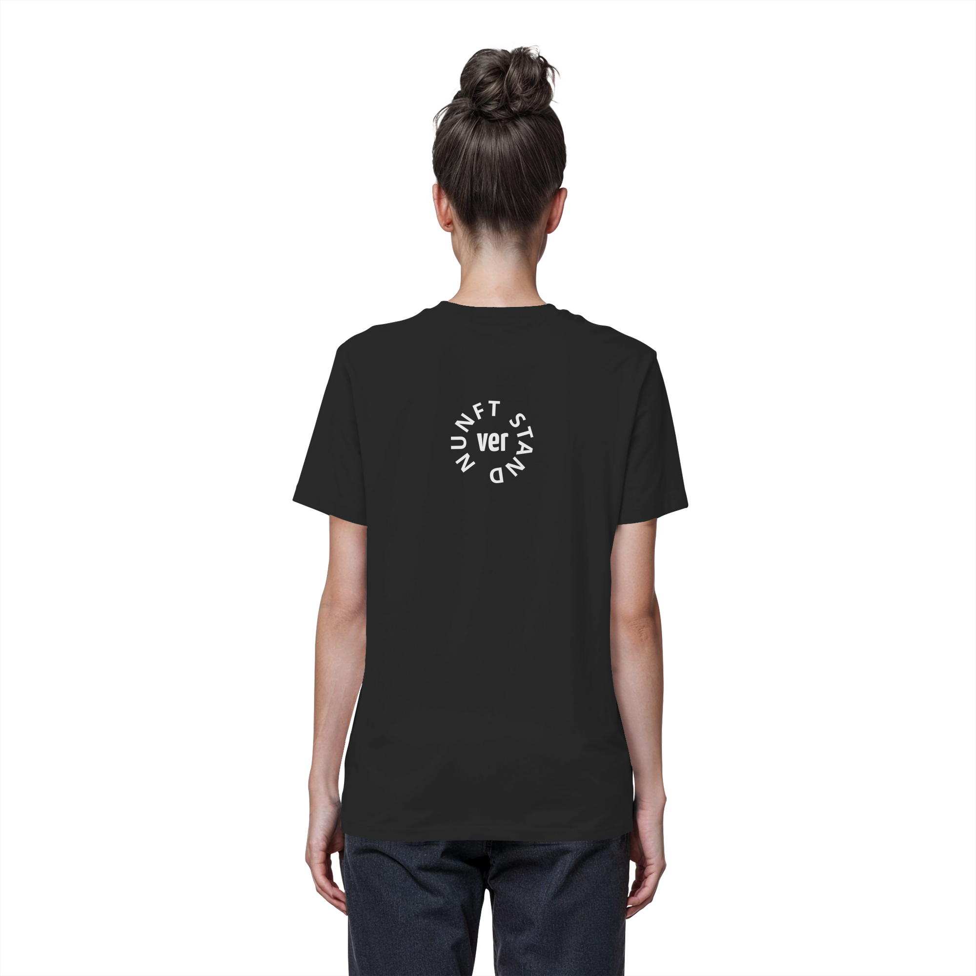 WHITE BACK (K4) - Organic Basic Shirt