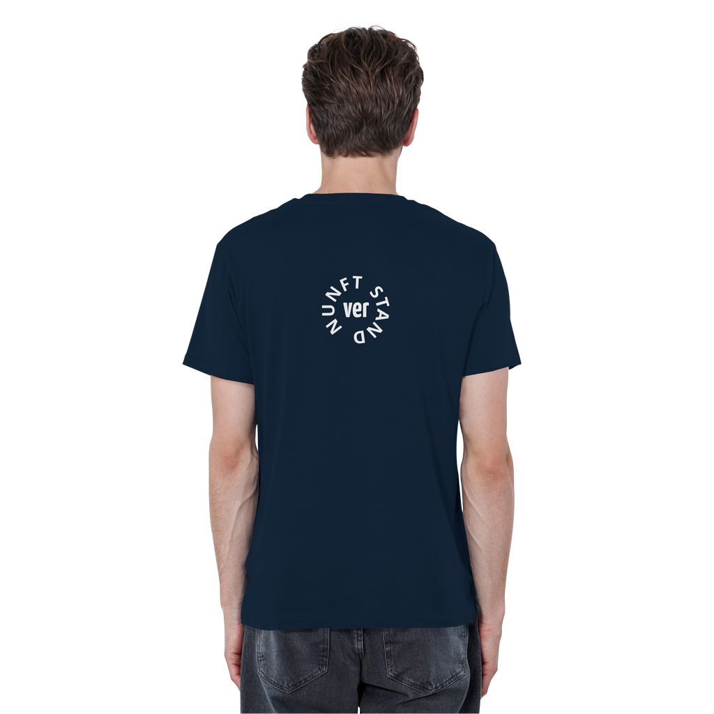 WHITE BACK (K4) - Organic Basic Shirt