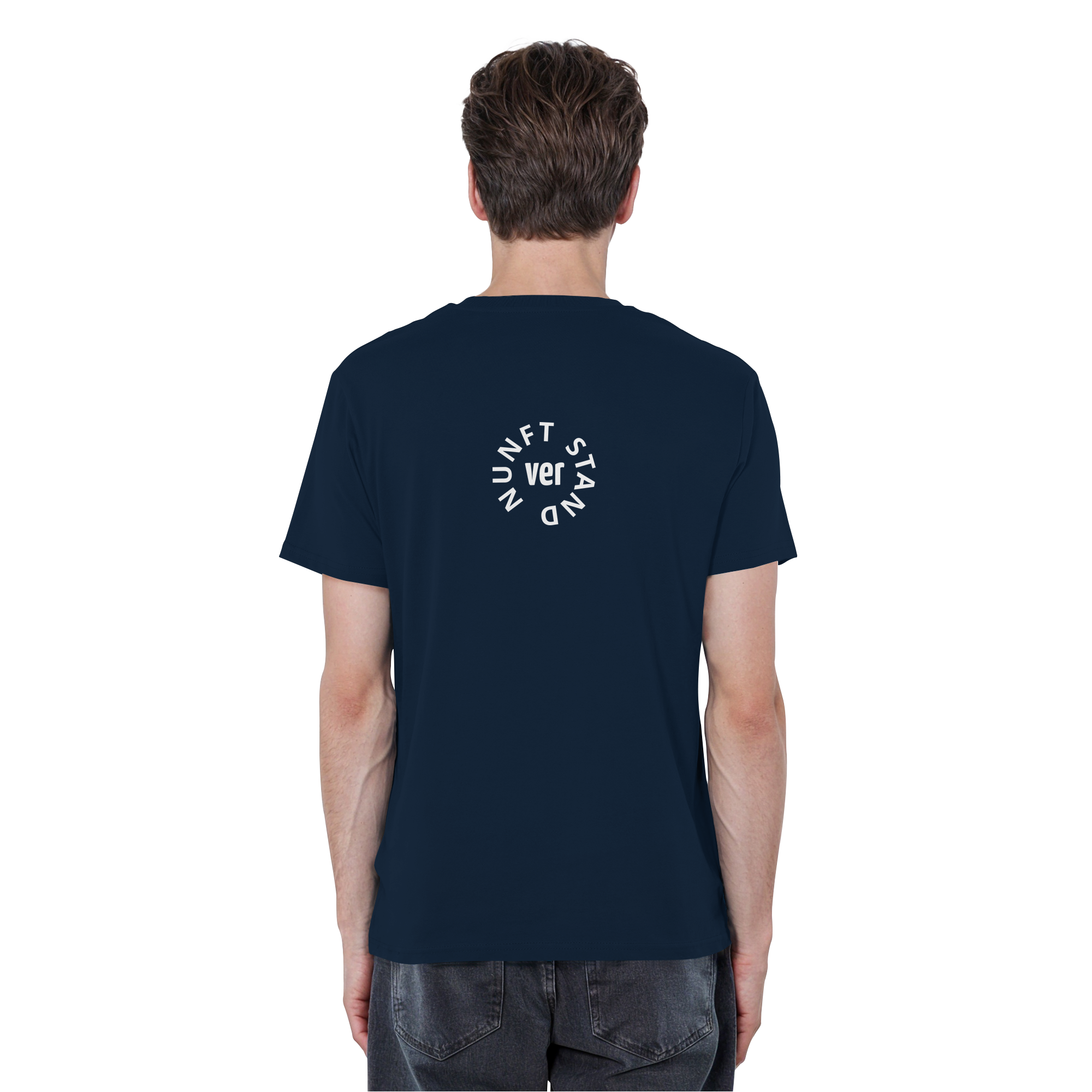 WHITE BACK (K4) - Organic Basic Shirt