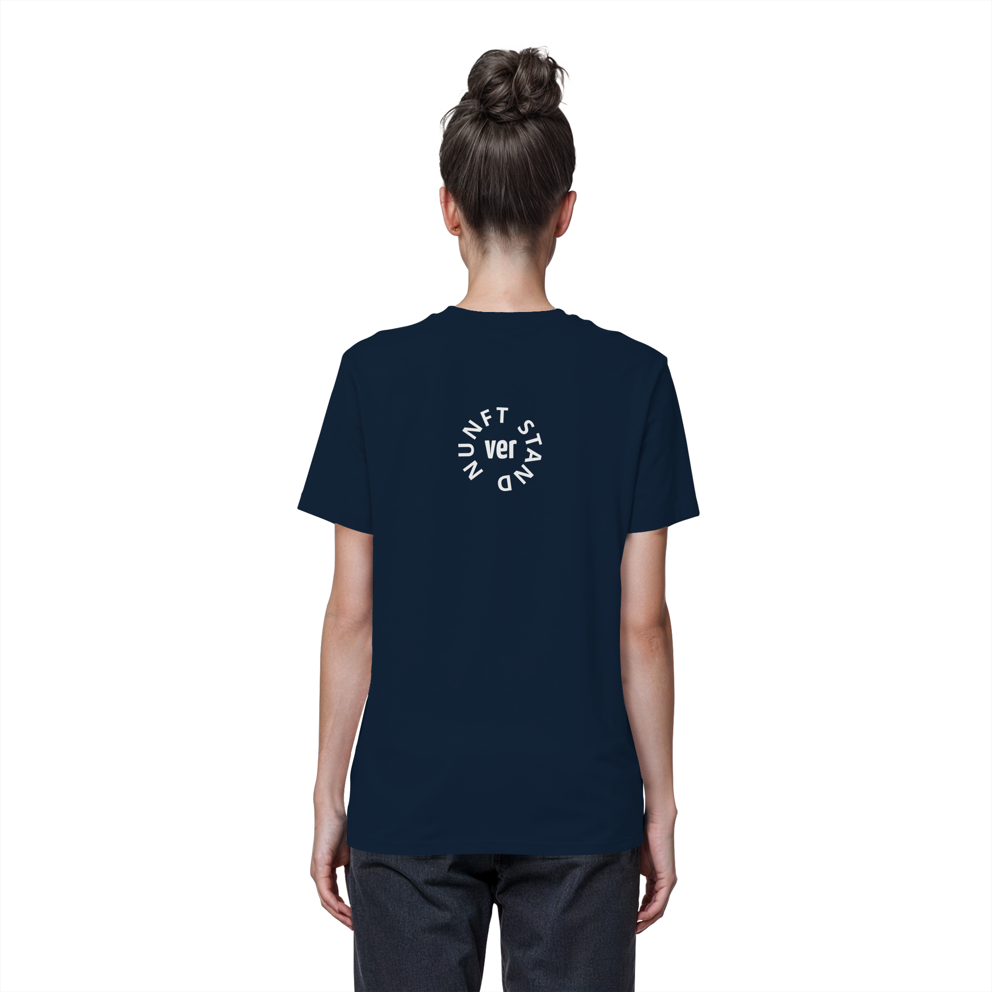 WHITE BACK (K4) - Organic Basic Shirt