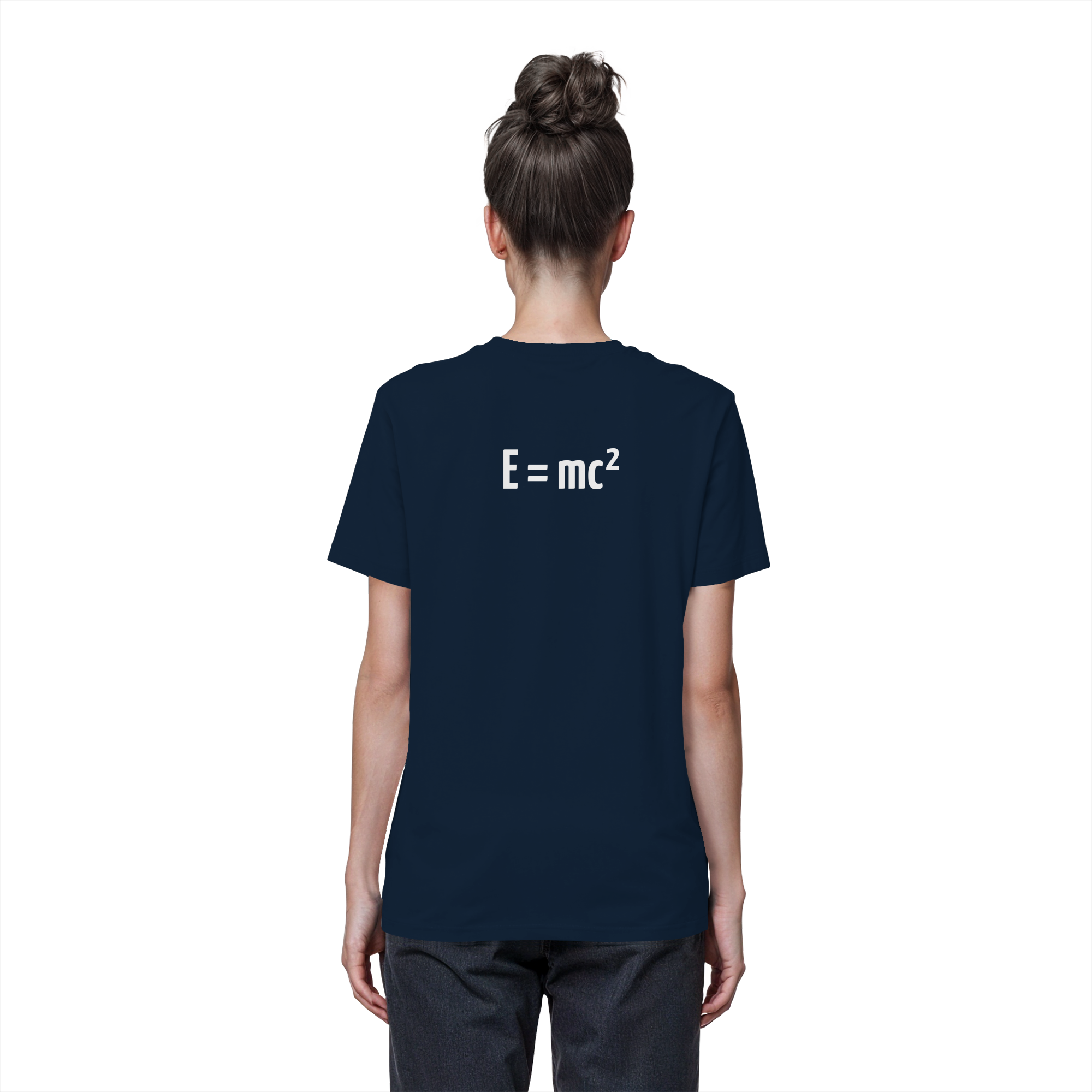 WHITE BACK (K3) - Organic Basic Shirt