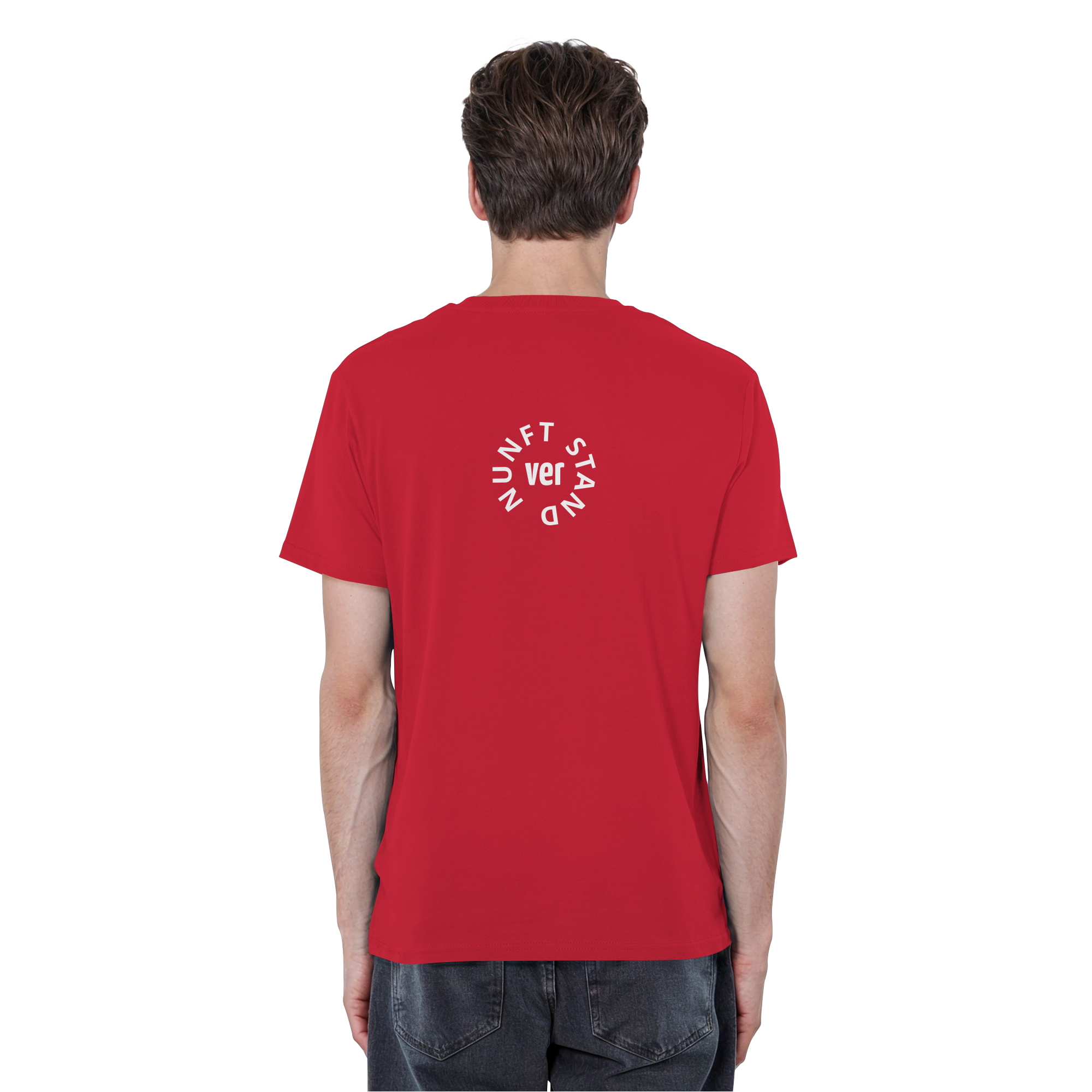 WHITE BACK (K4) - Organic Basic Shirt