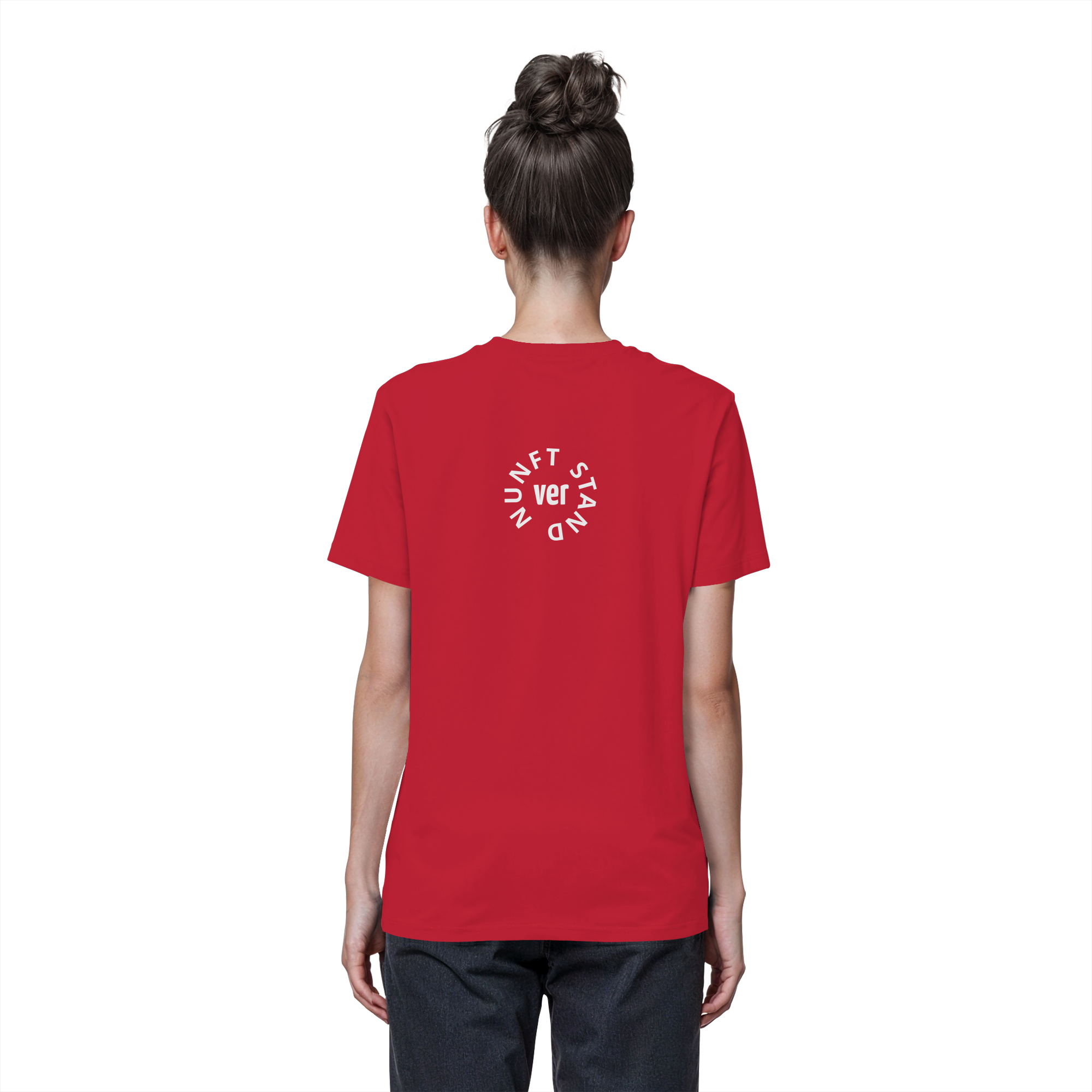 WHITE BACK (K4) - Organic Basic Shirt