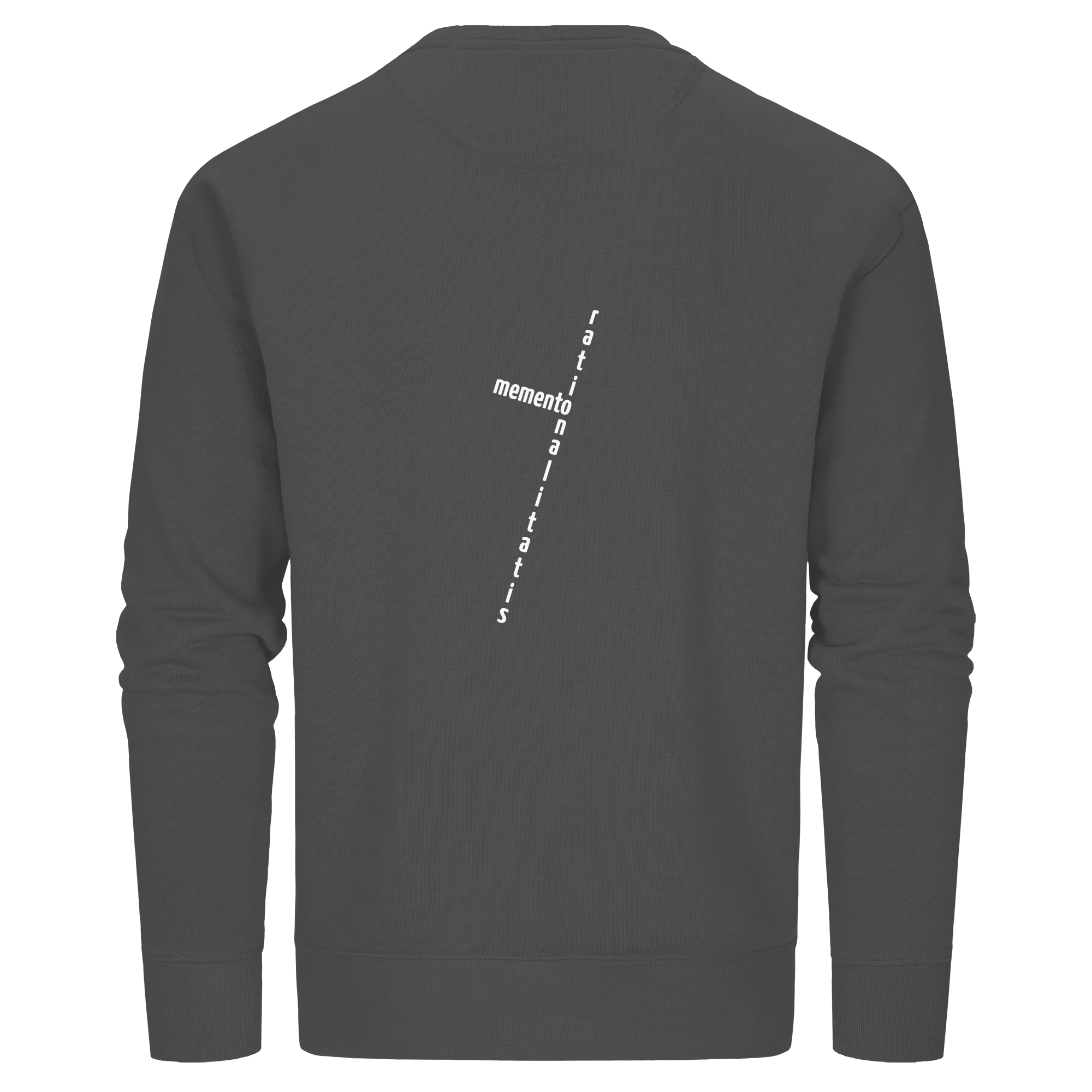 WHITE BACK (K2) - Organic Basic Unisex Sweatshirt