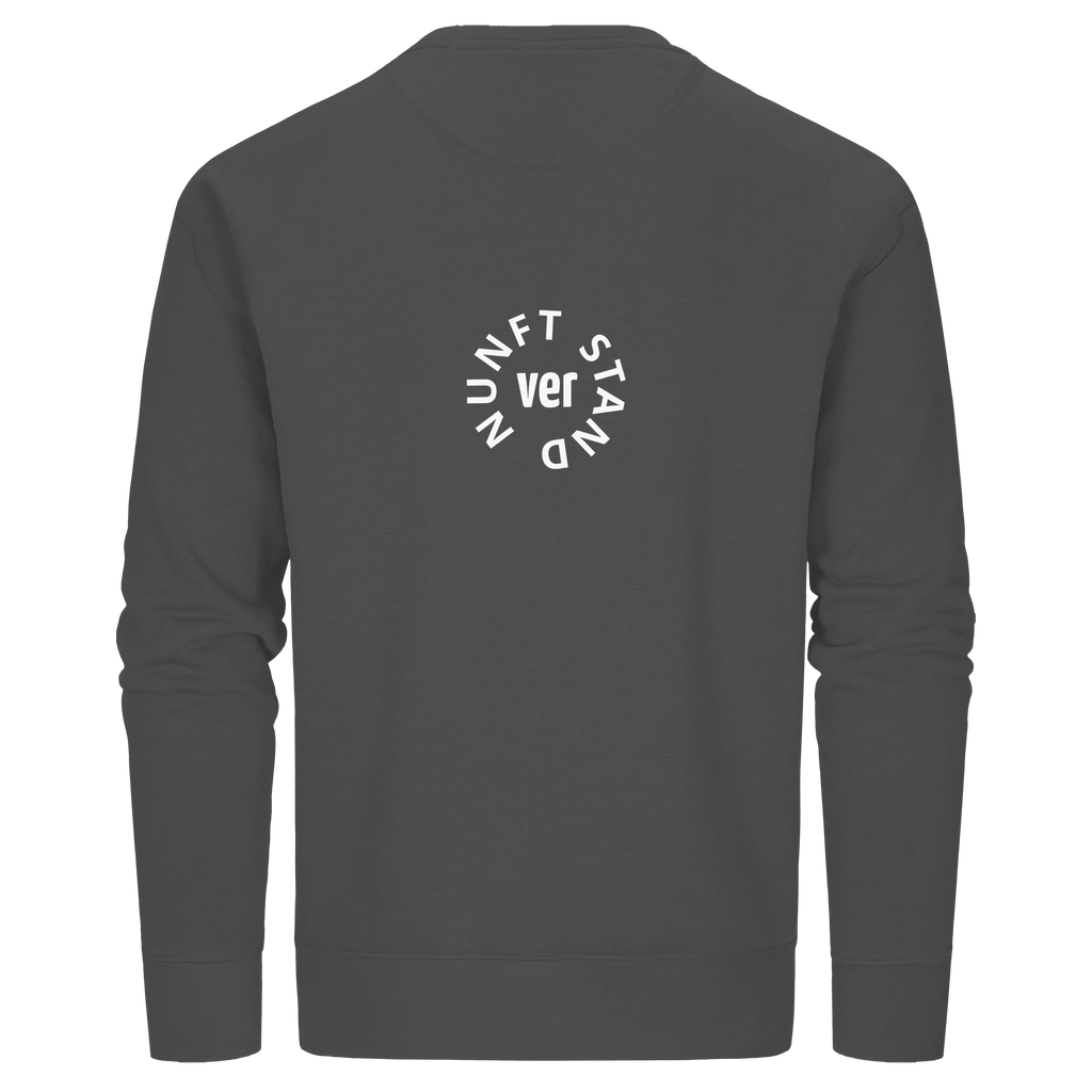 WHITE BACK (K4) - Organic Basic Unisex Sweatshirt