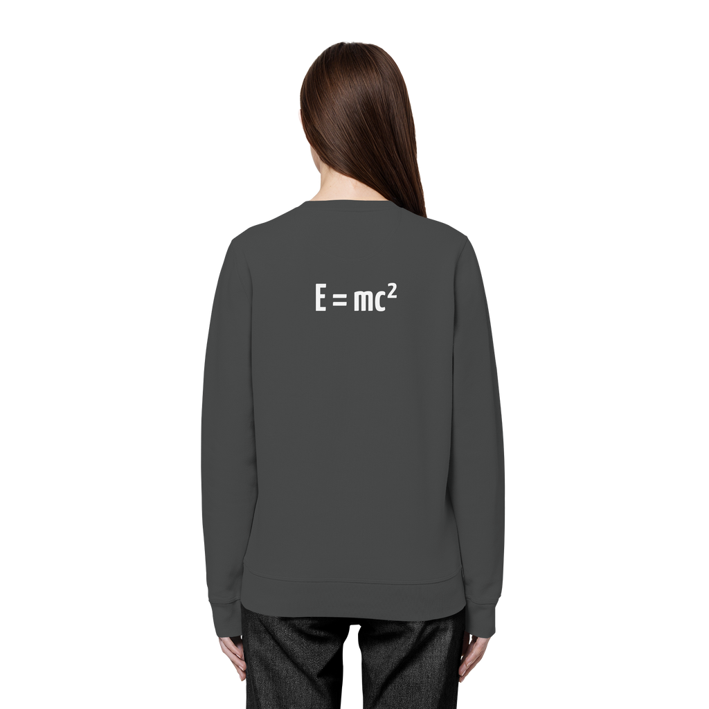 WHITE BACK (K3) - Organic Basic Unisex Sweatshirt