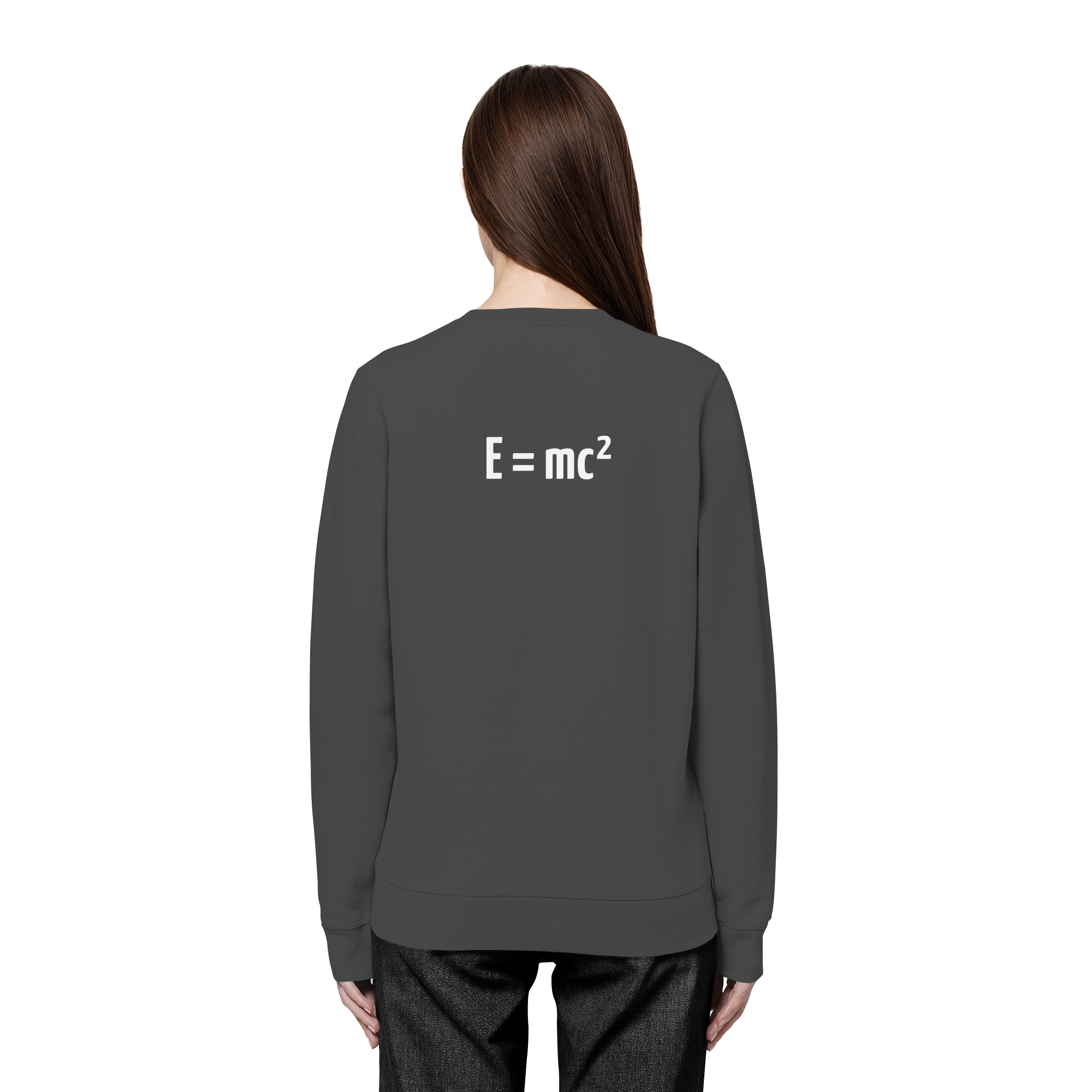 WHITE BACK (K3) - Organic Basic Unisex Sweatshirt