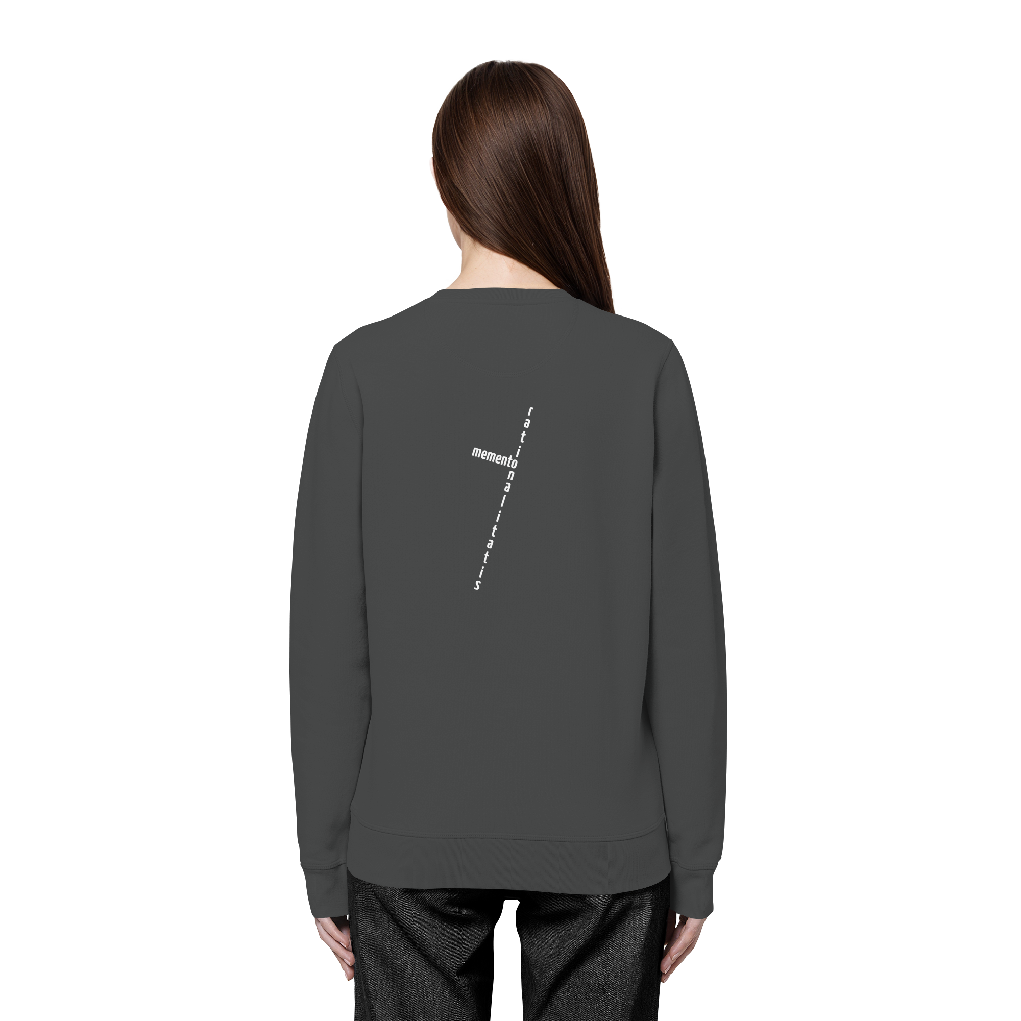 WHITE BACK (K2) - Organic Basic Unisex Sweatshirt