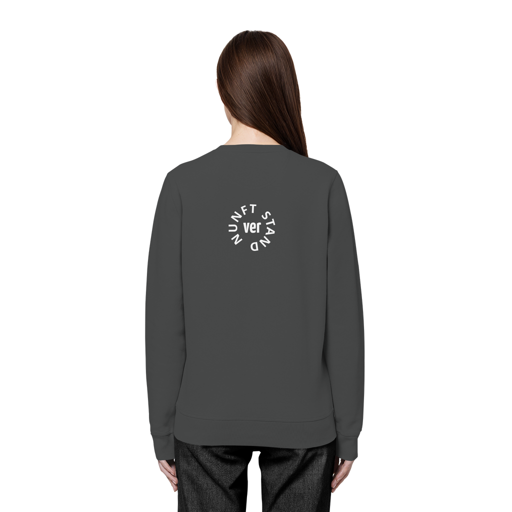 WHITE BACK (K4) - Organic Basic Unisex Sweatshirt