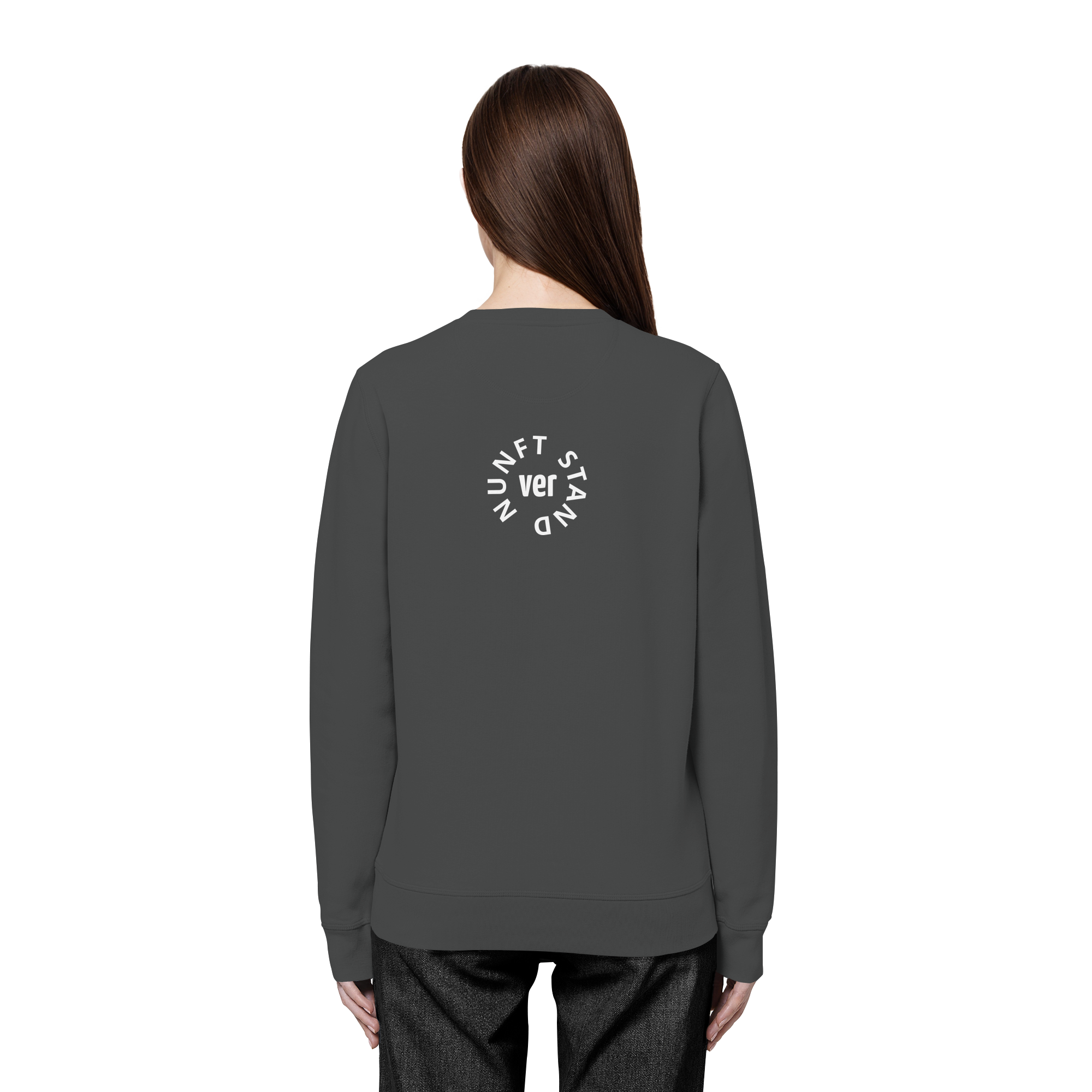 WHITE BACK (K4) - Organic Basic Unisex Sweatshirt