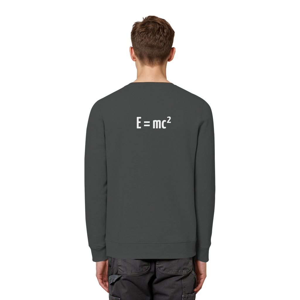 WHITE BACK (K3) - Organic Basic Unisex Sweatshirt